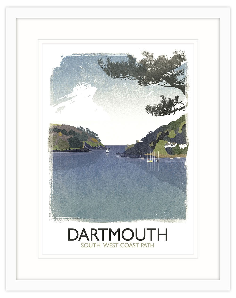 Dartmouth Coast Framed Print