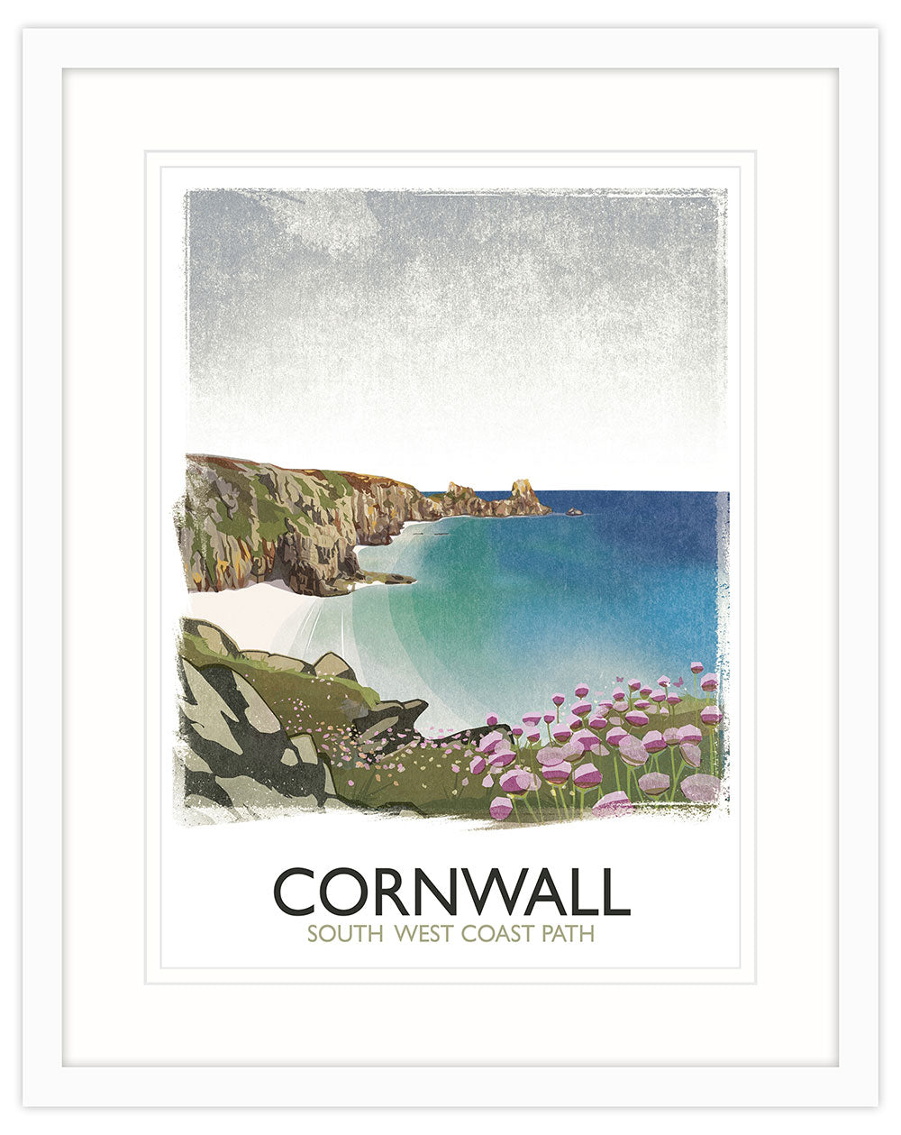 Cornwall Path Framed Print