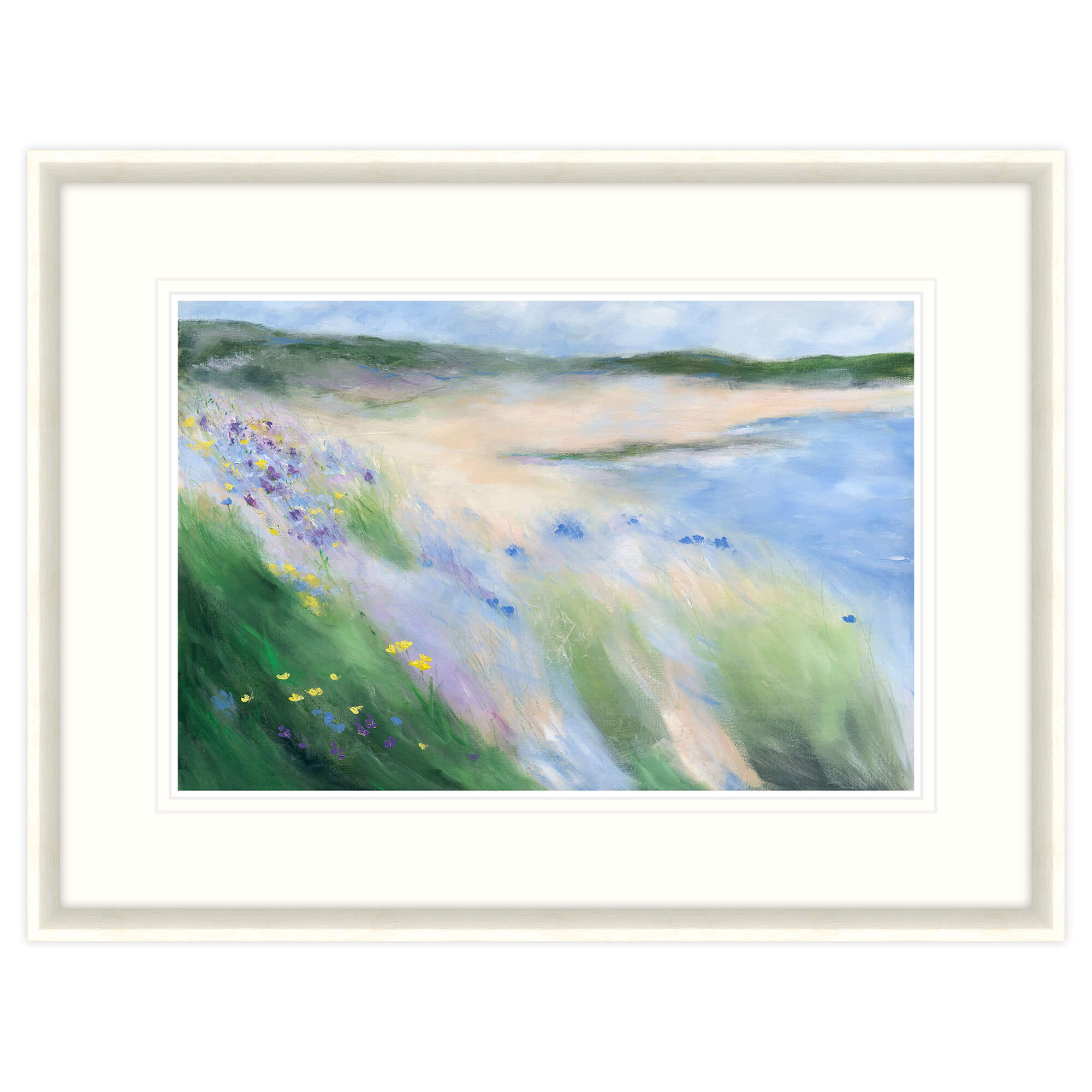 Dune Flowers Framed Print