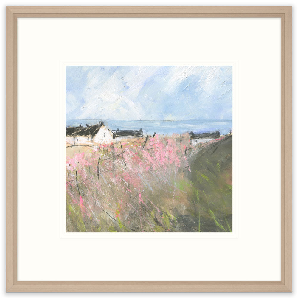 Coastal Cottages Framed Print