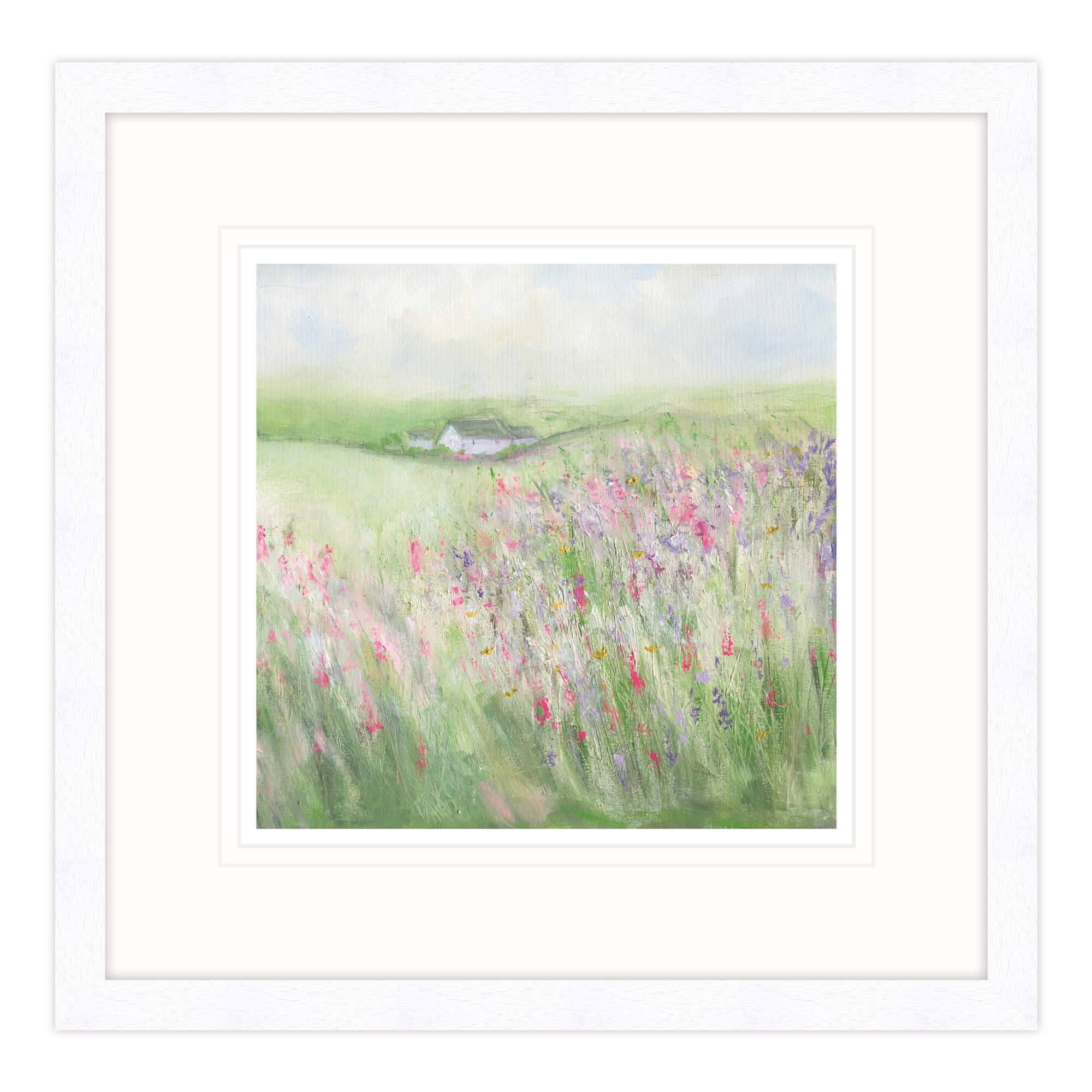 Floral Meadow Framed Print