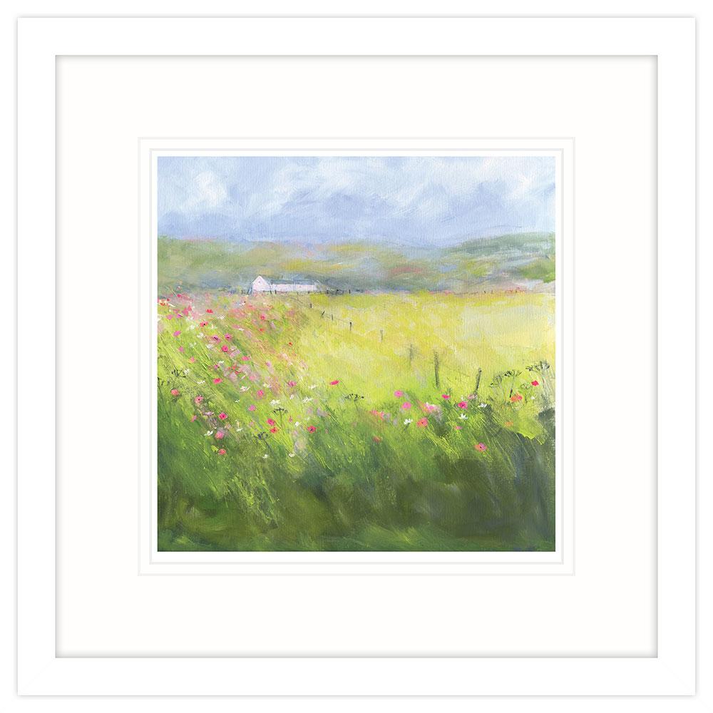 Country Meadow Small Framed Print