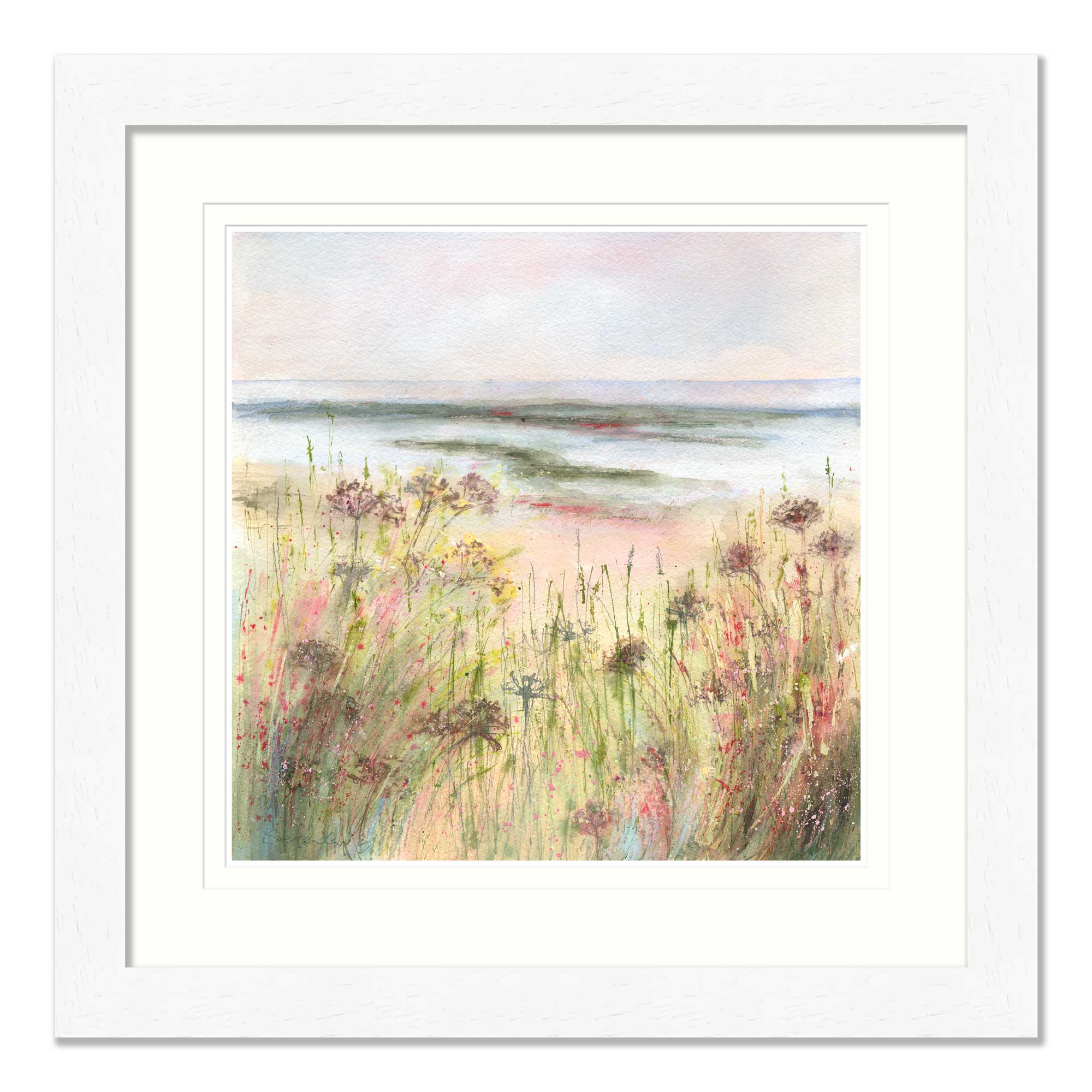 Coastal Pathway Framed Print