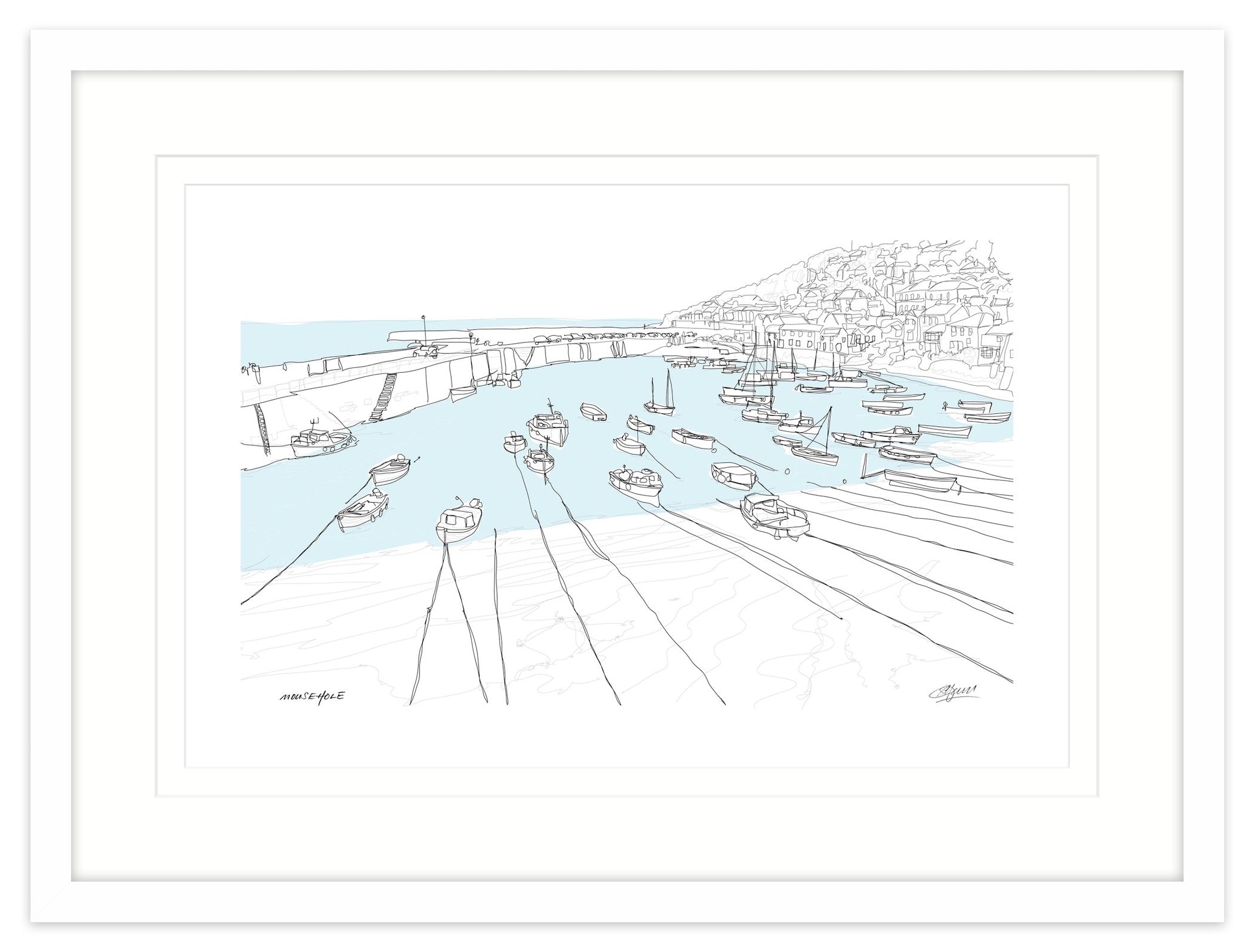 Mousehole Framed Print