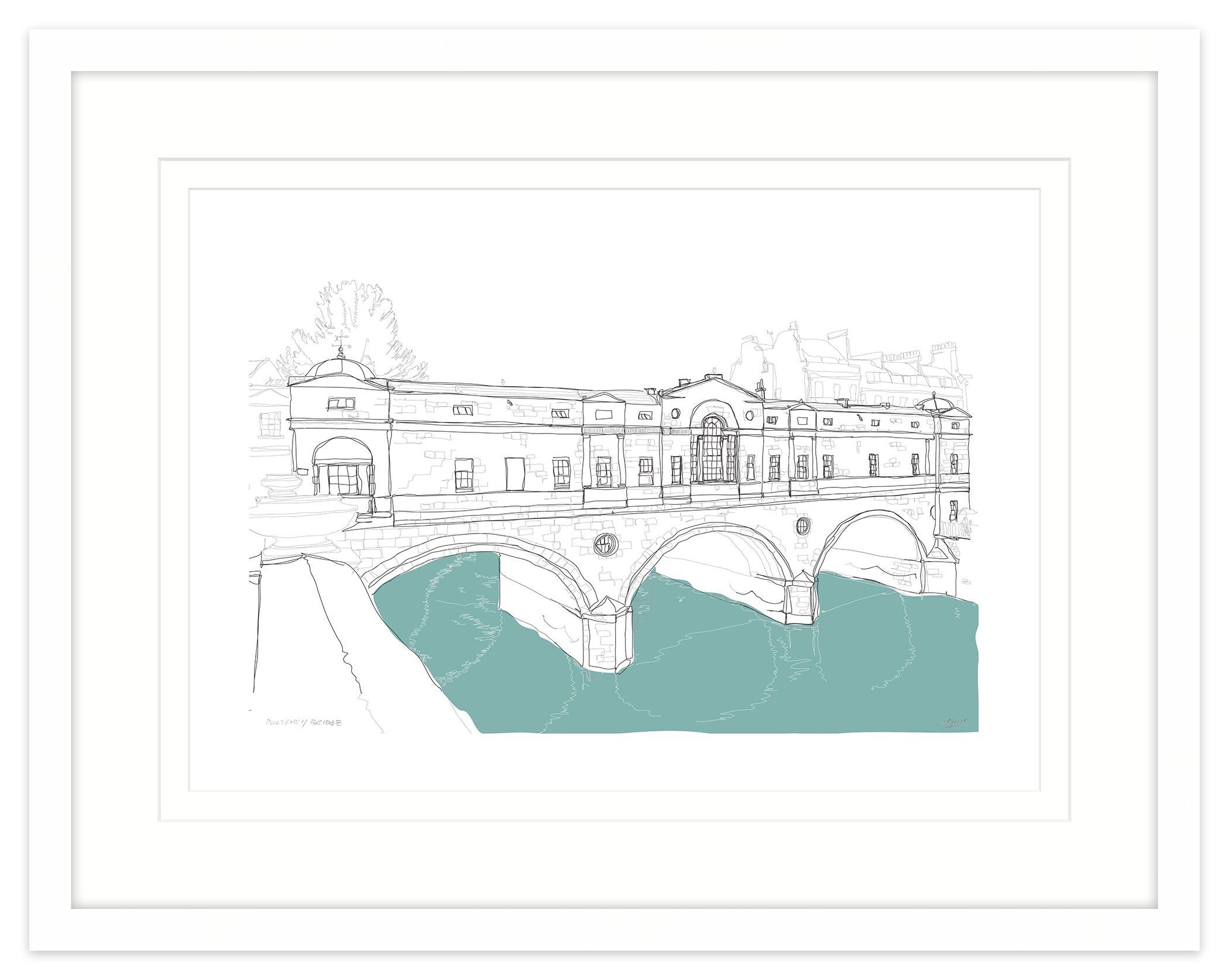 Pulteney Bridge Framed Print