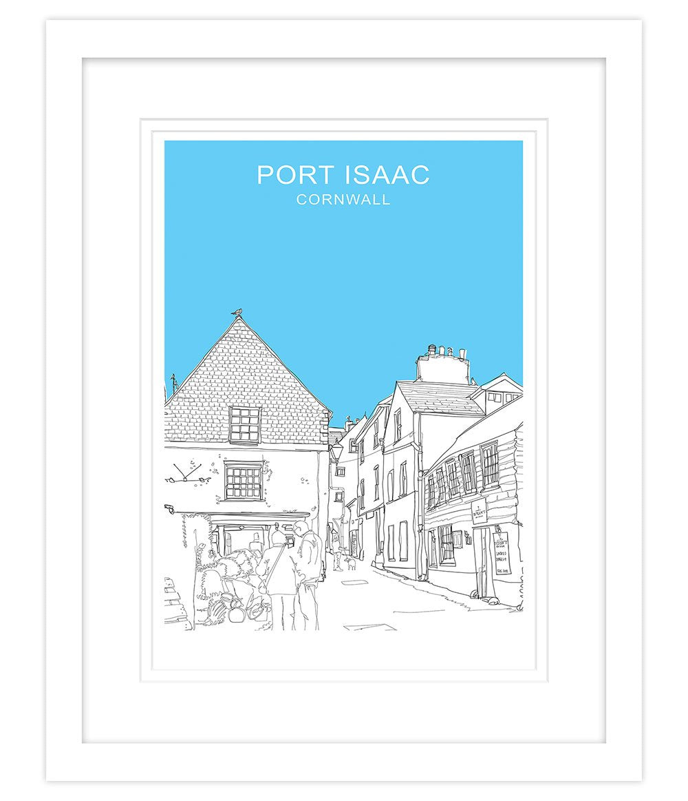 Port Isaac Cornwall Framed Print