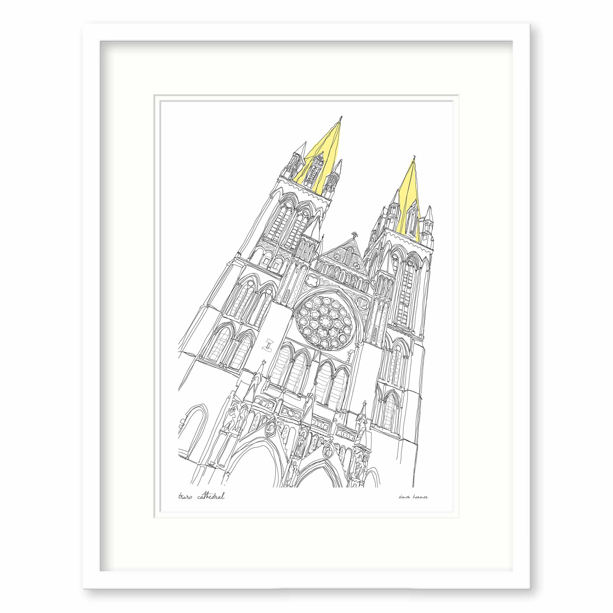 Truro Cathedral Small Framed Print