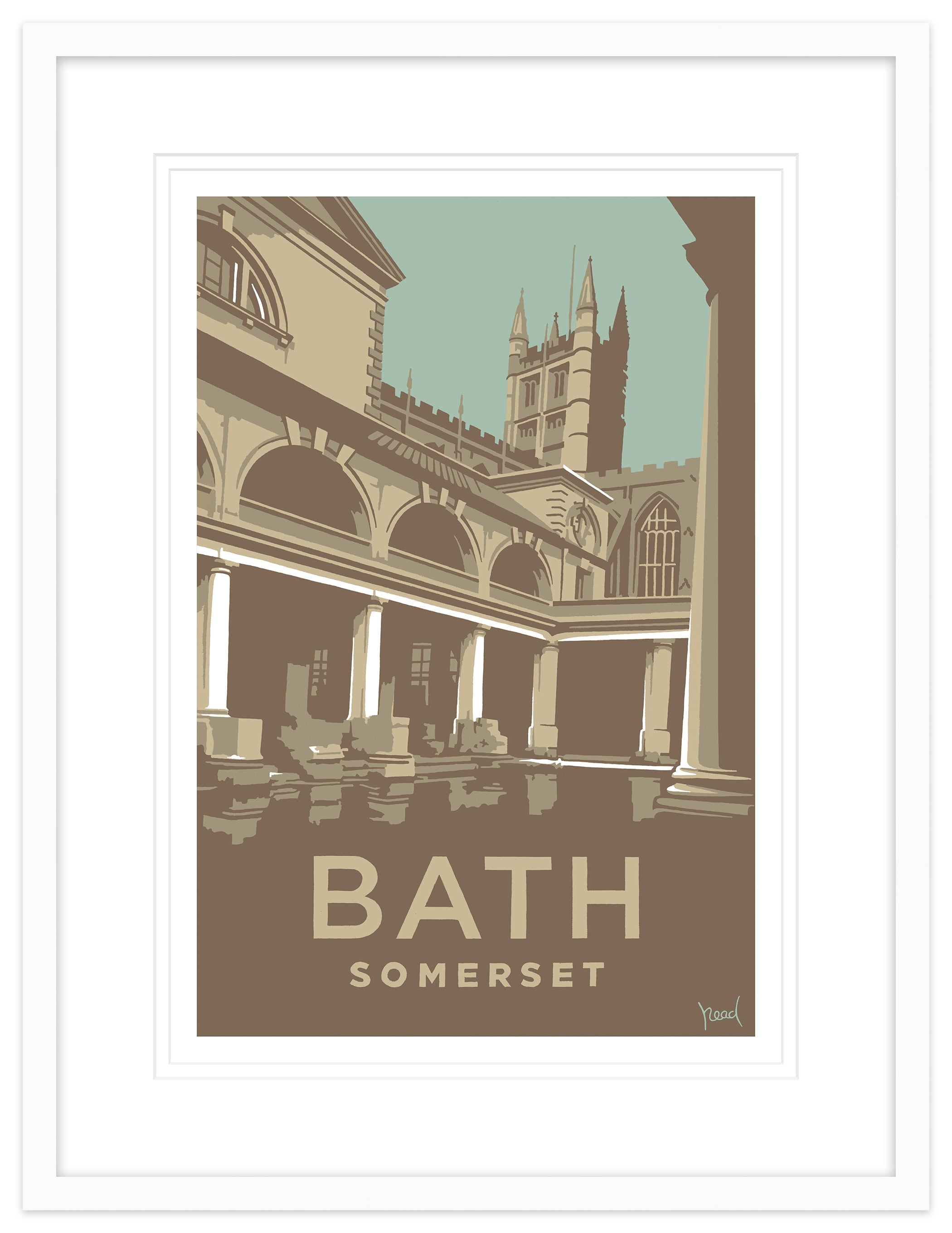 Bath Framed Print