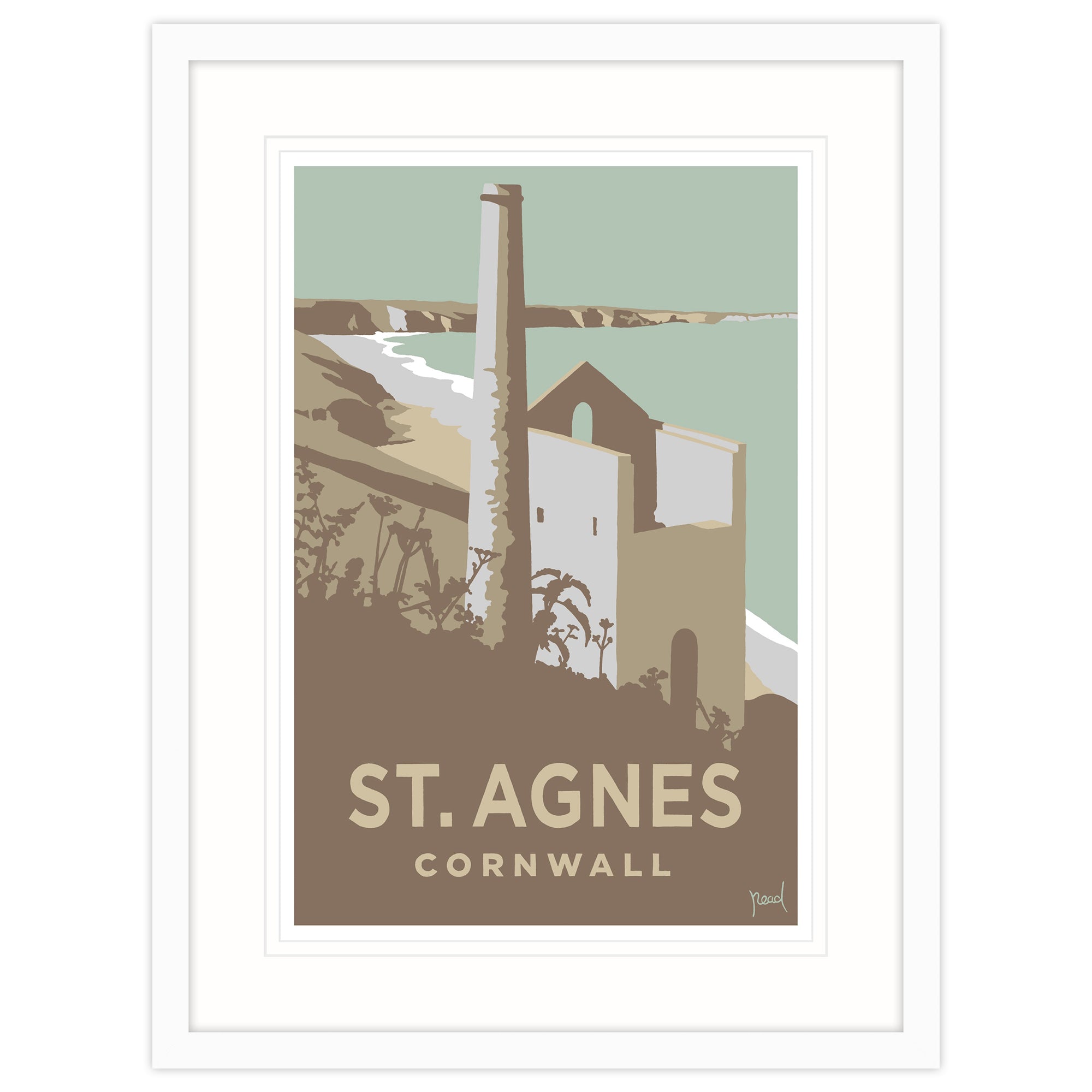 St Agnes Framed Print
