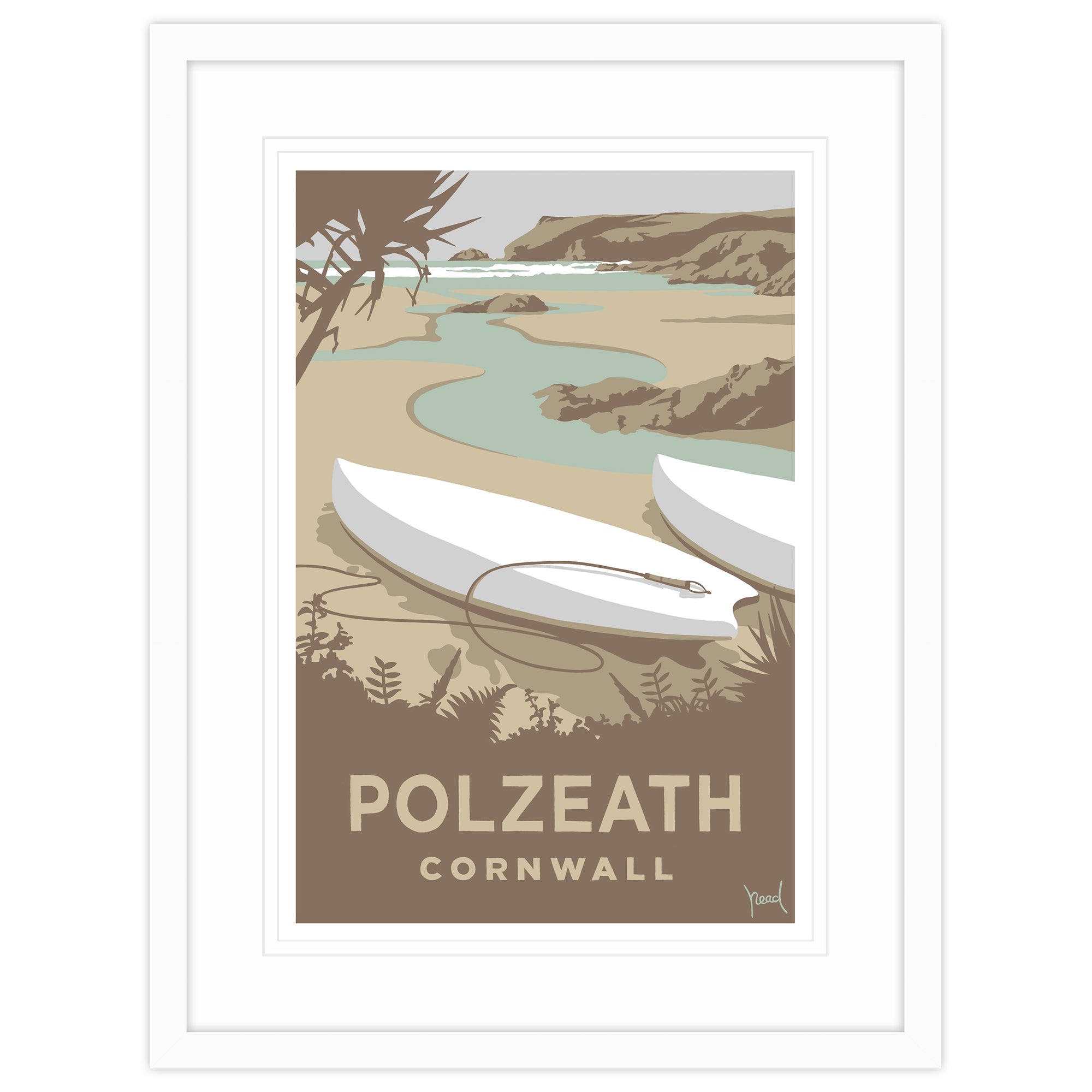 Polzeath Framed Print