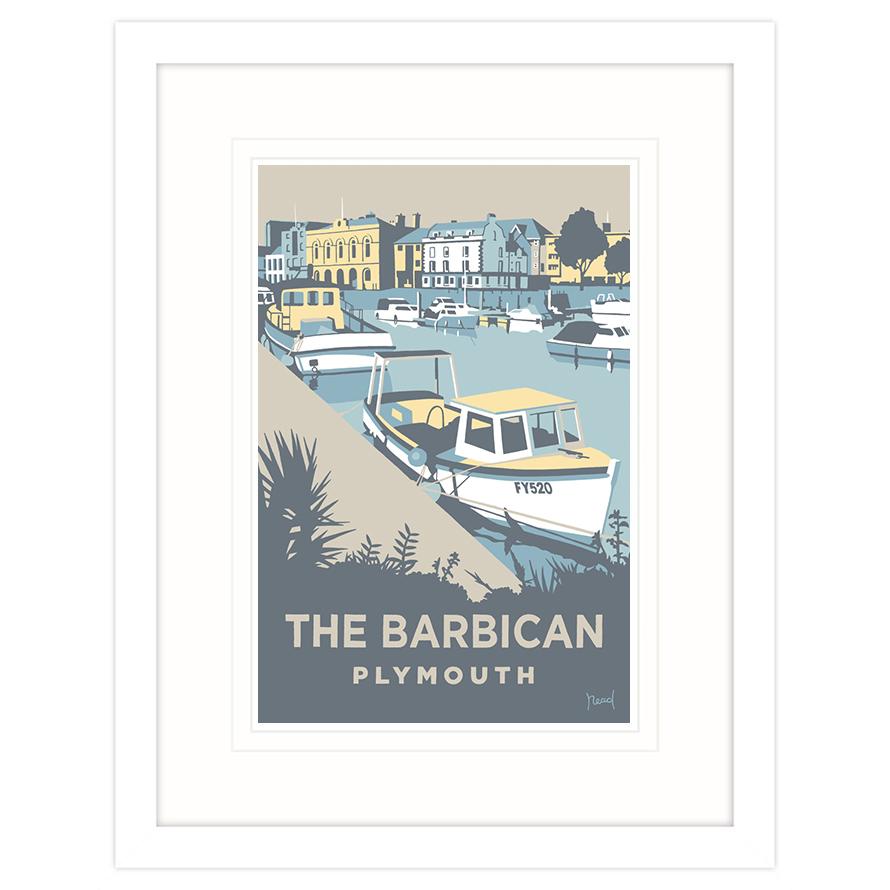 The Barbican, Plymouth Framed Print