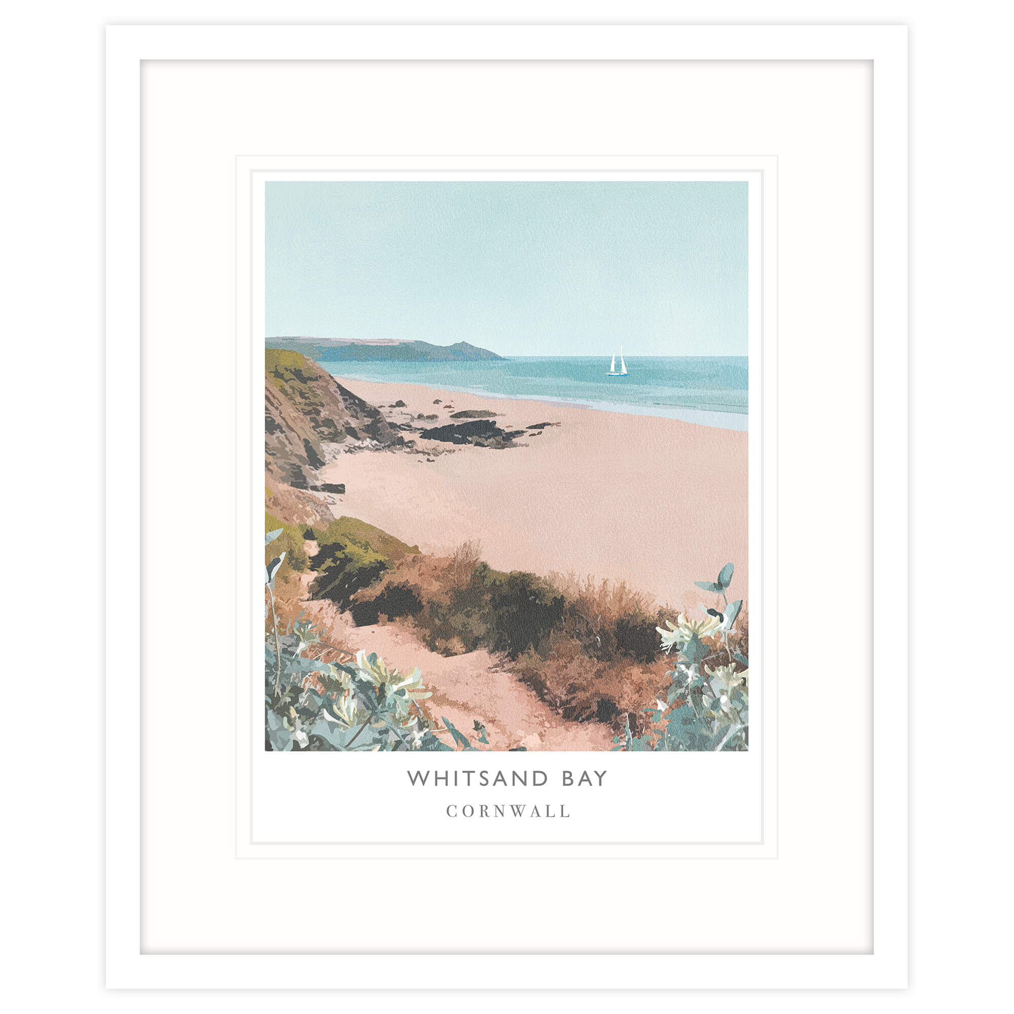 Whitsands Framed Print