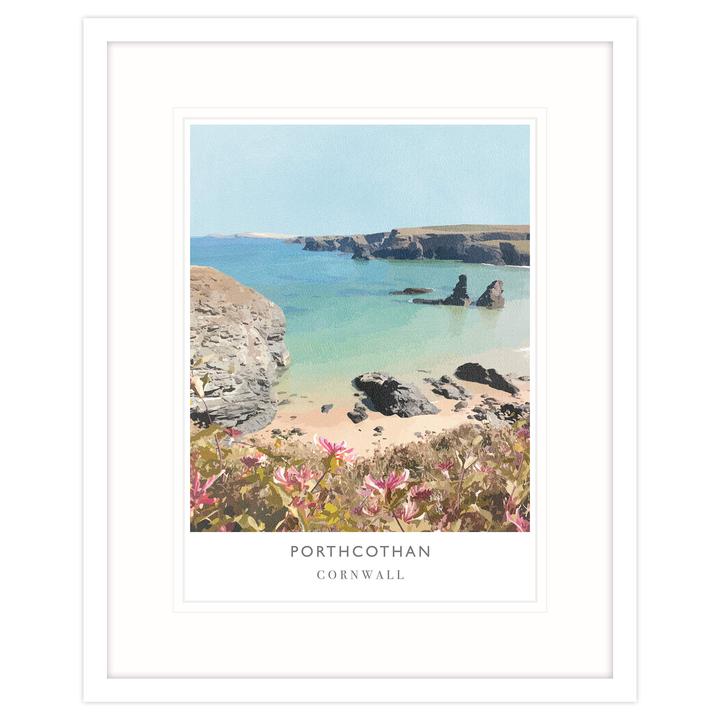 Porthcothan Large Framed Print