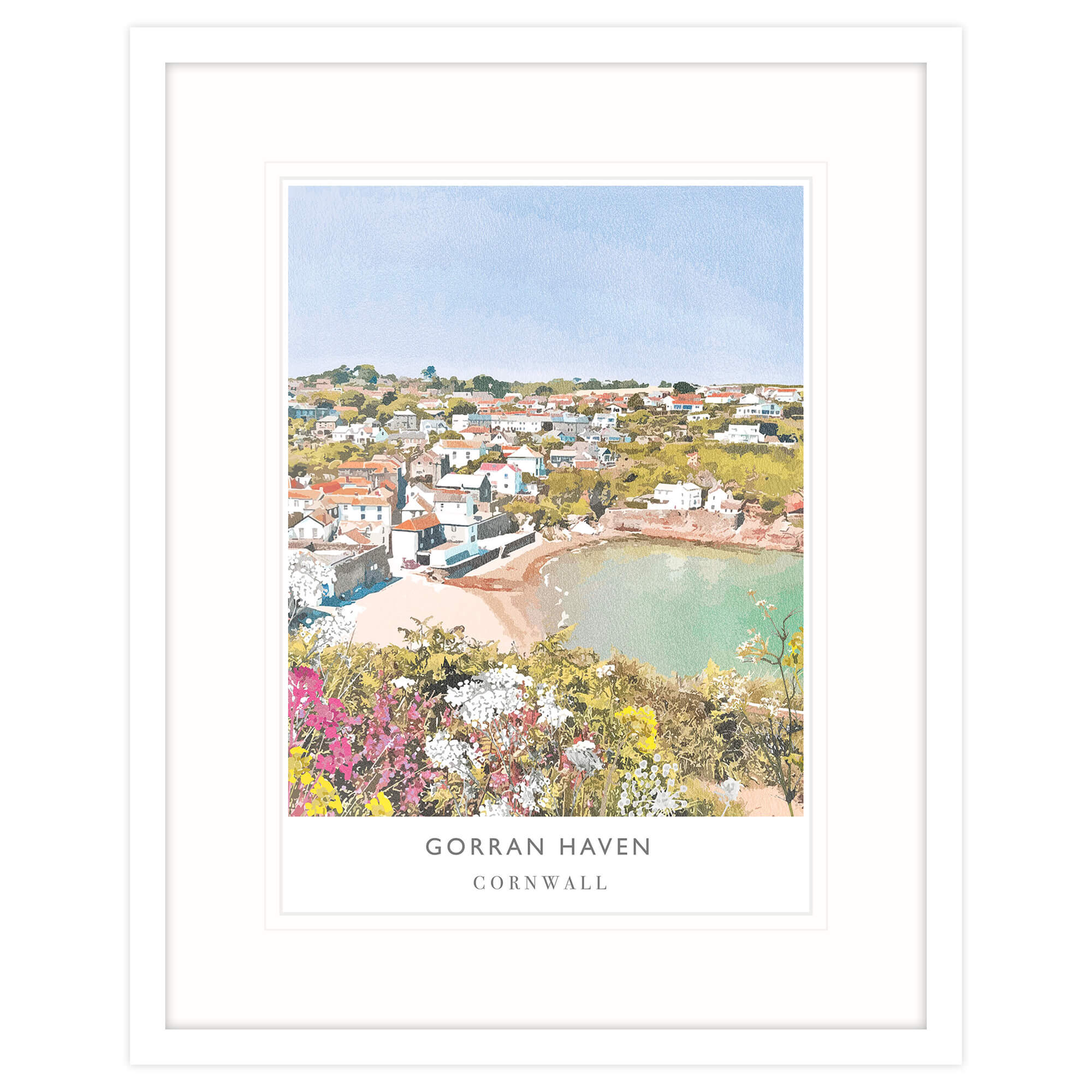 Gorran Haven Framed Print