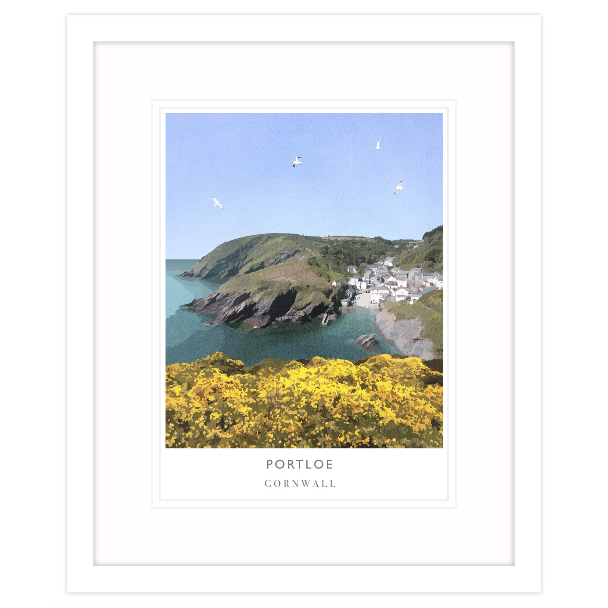 Portloe Framed Print