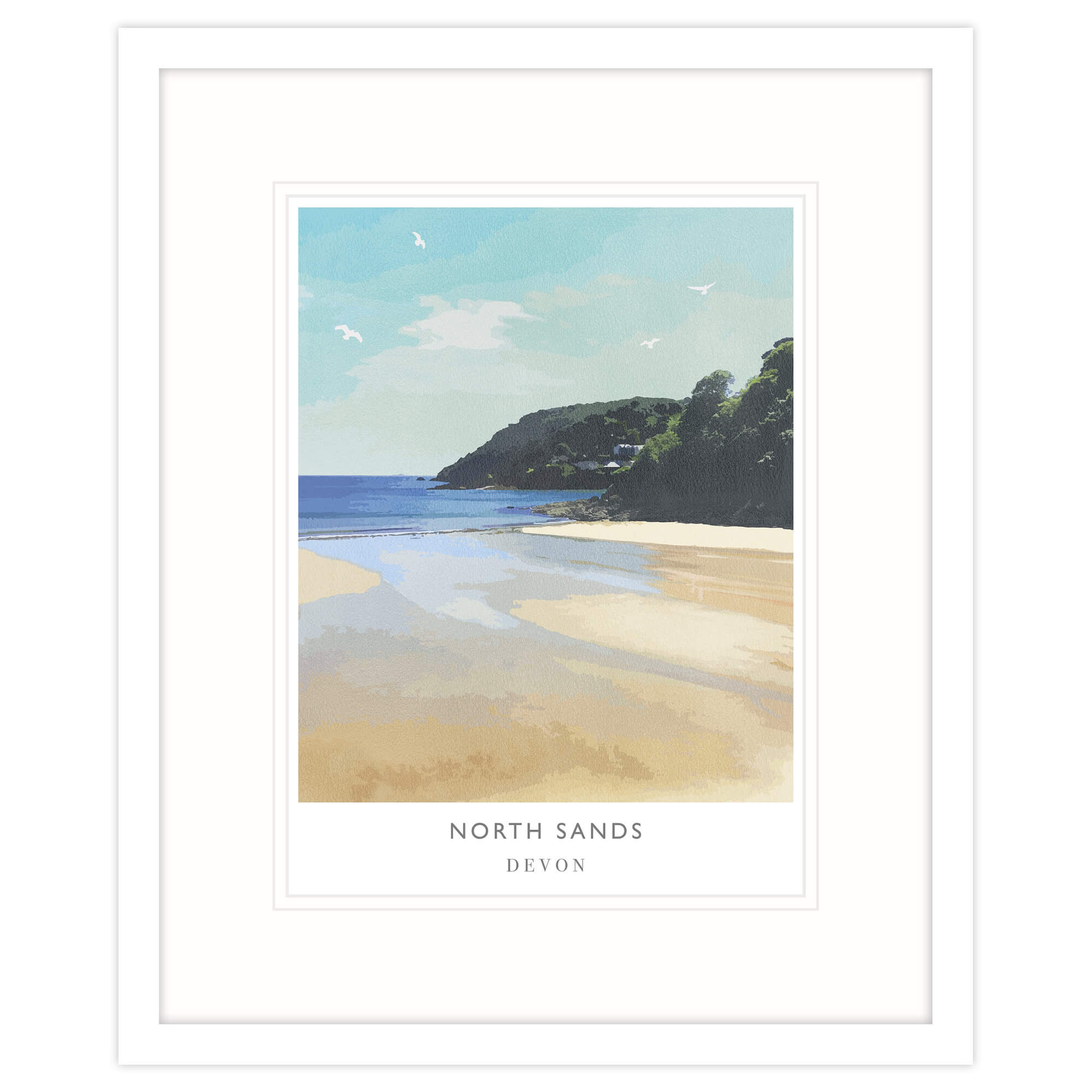 North Sands Framed Print