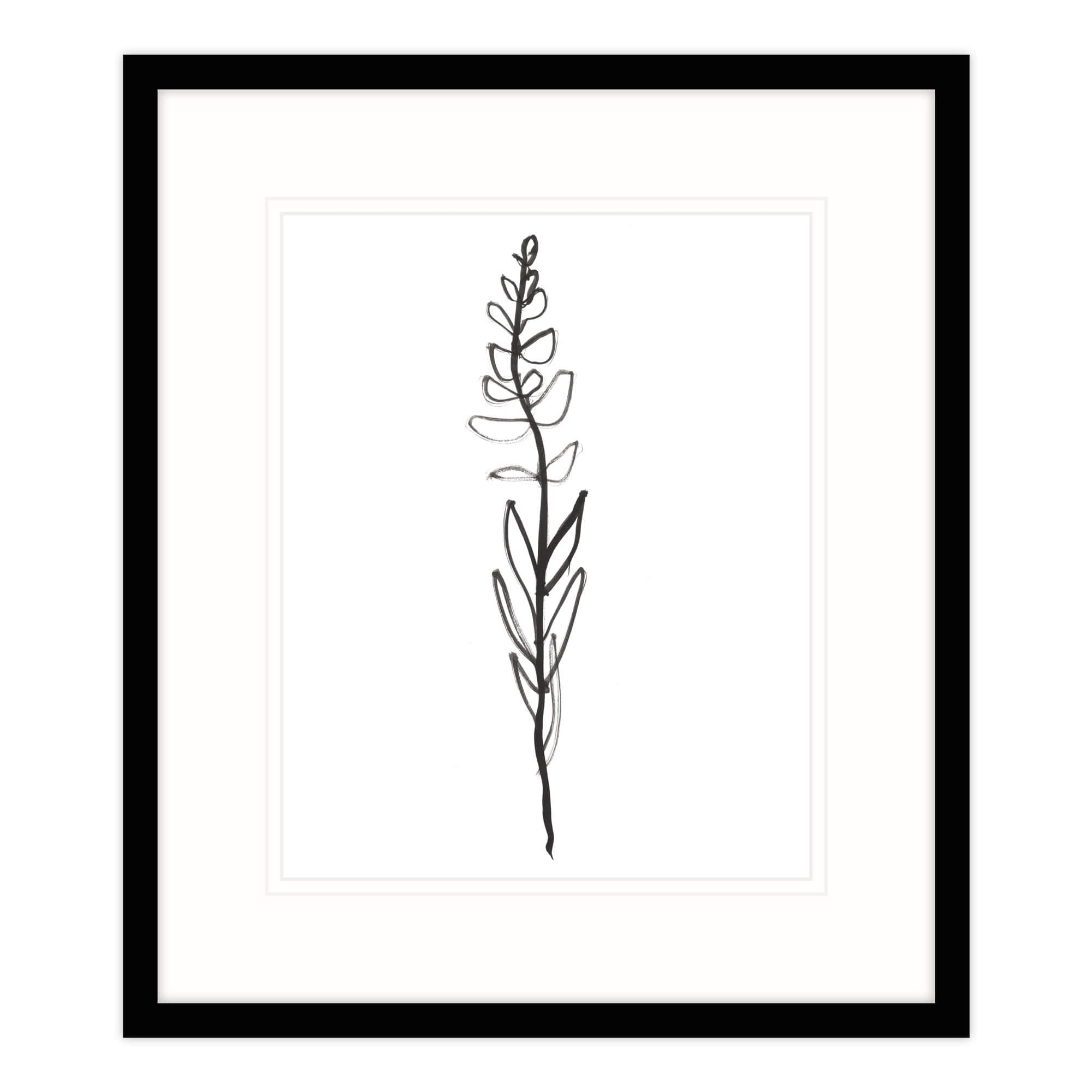 Single Stem Framed Print