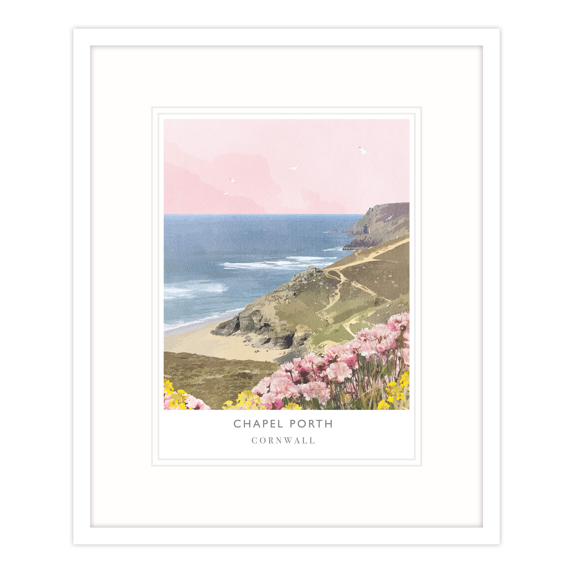 Chapel Porth Framed Print