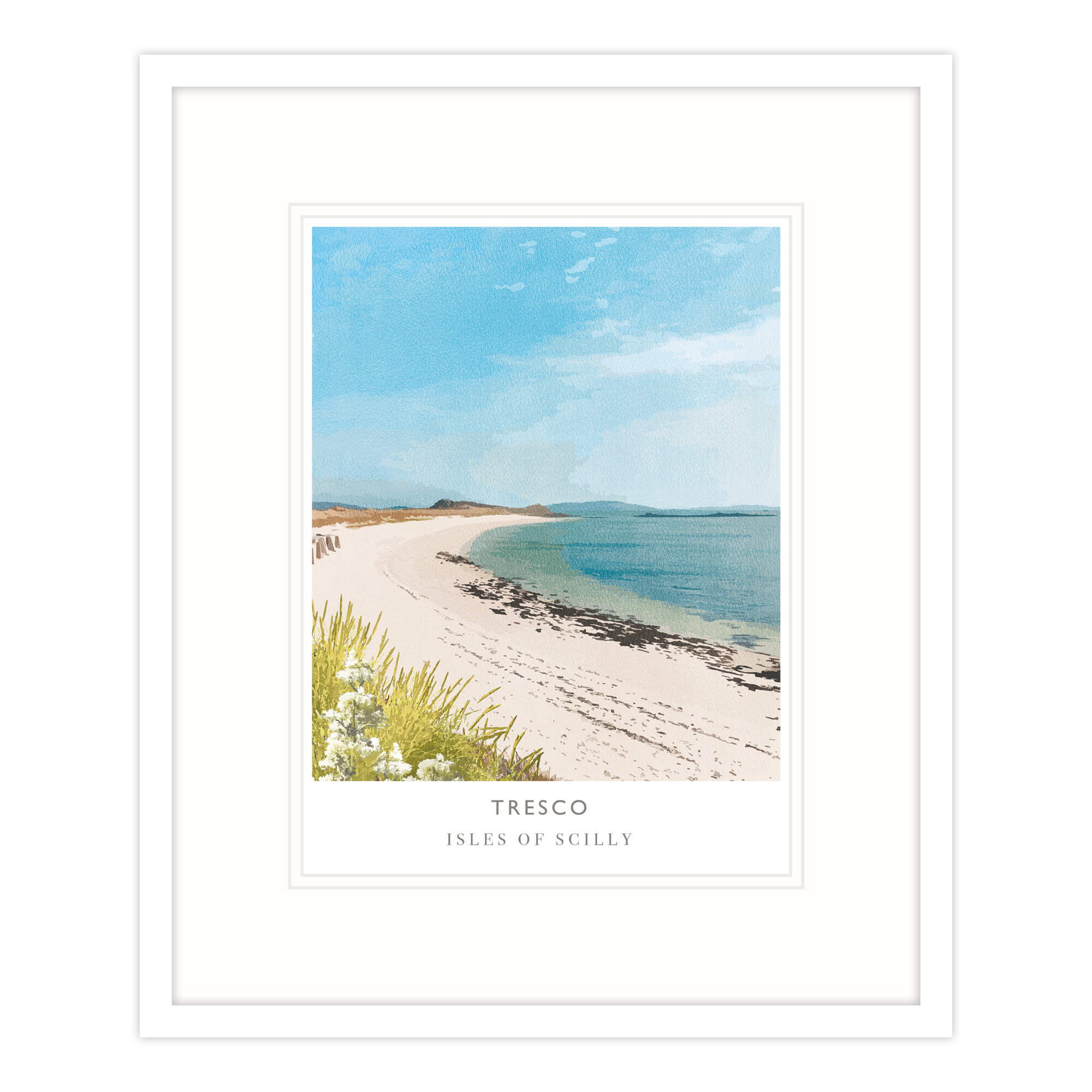 Tresco Isles Of Scilly Framed Print