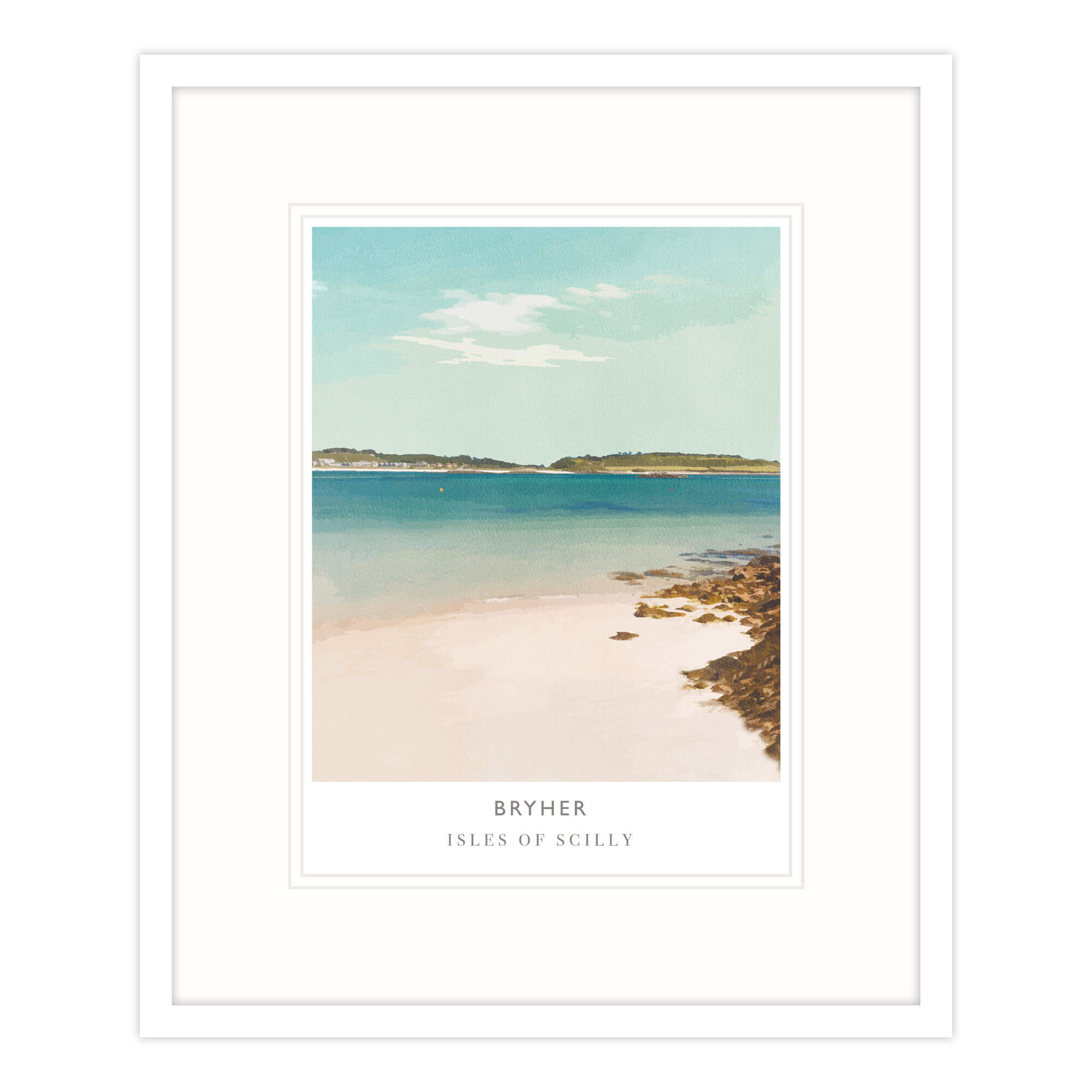Bryher Isles Of Scilly Framed Print