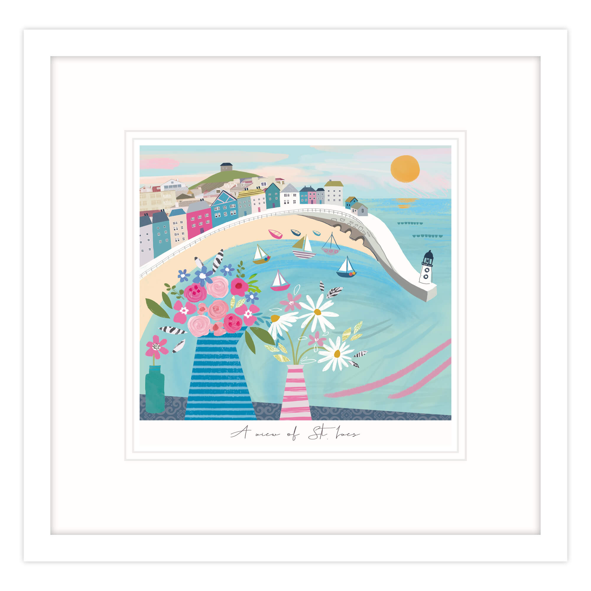 A View Of St Ives Framed Print