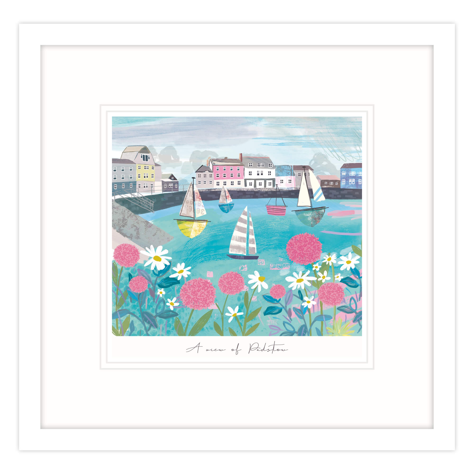 A View Of Padstow Framed Print