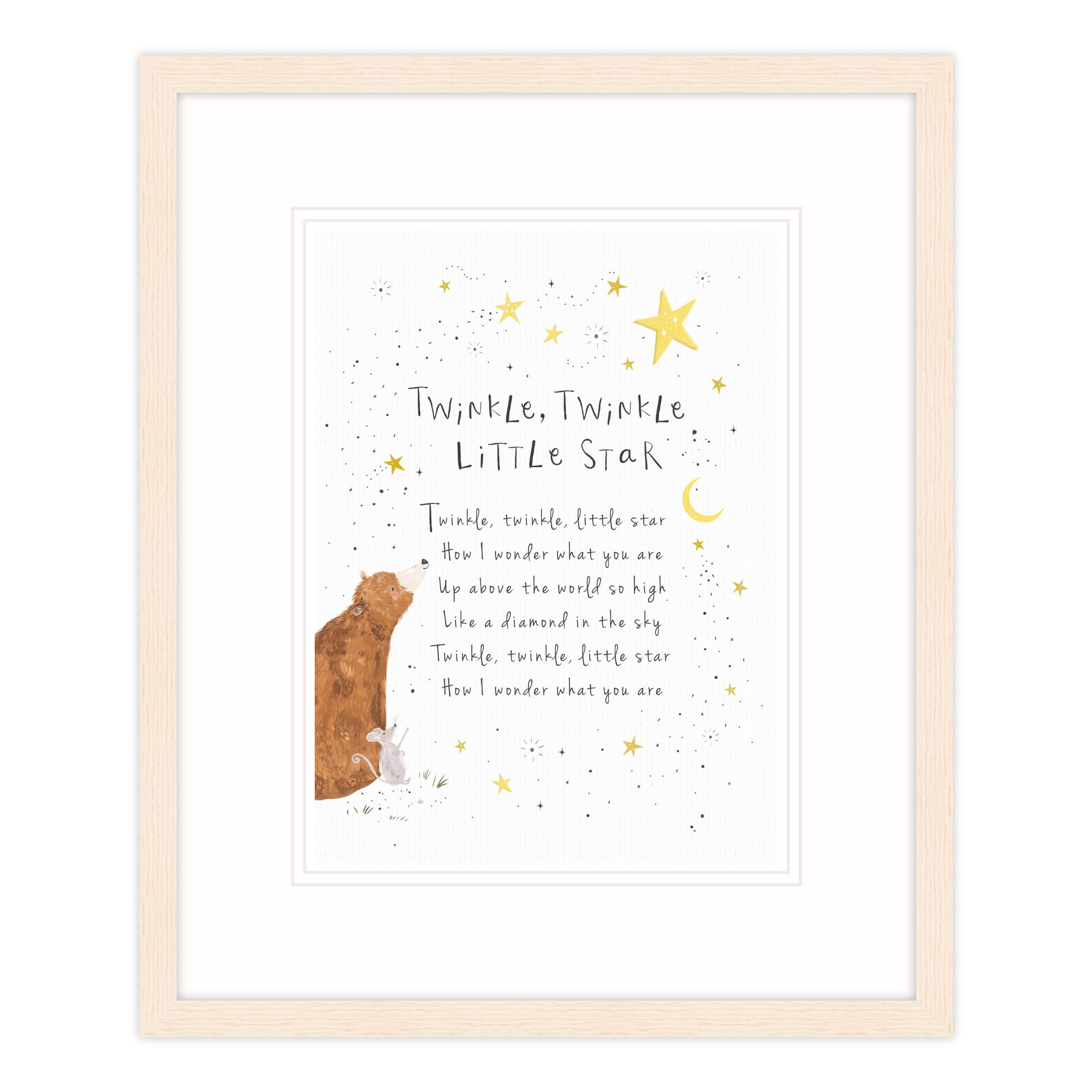 Twinkle Twinkle Little Star Framed Print