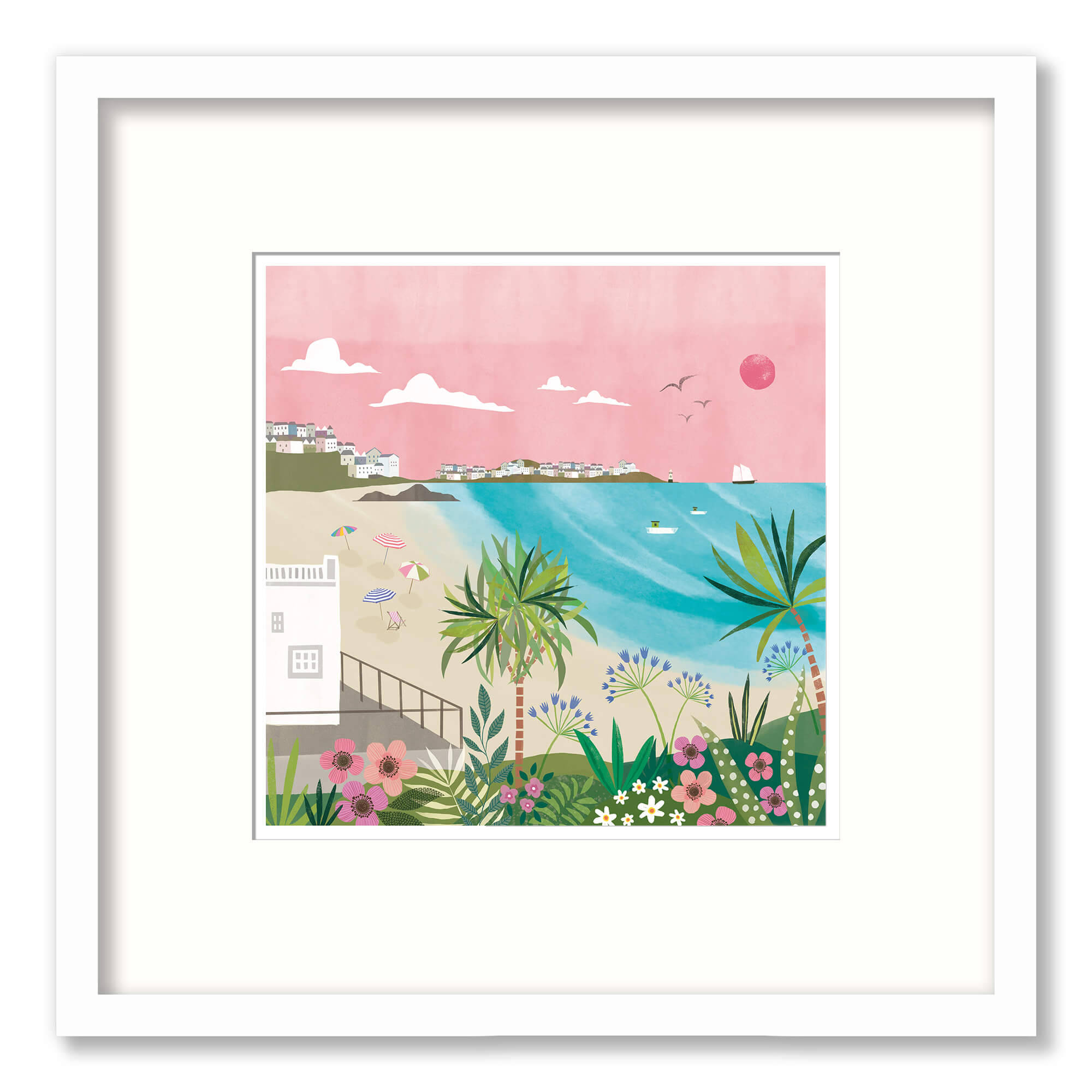 Porthminster Beach Mini Framed Print
