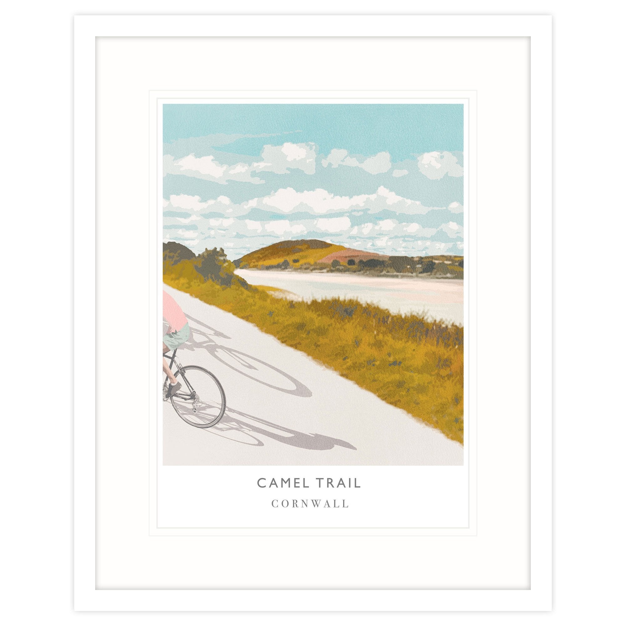 Camel Trail Framed Print