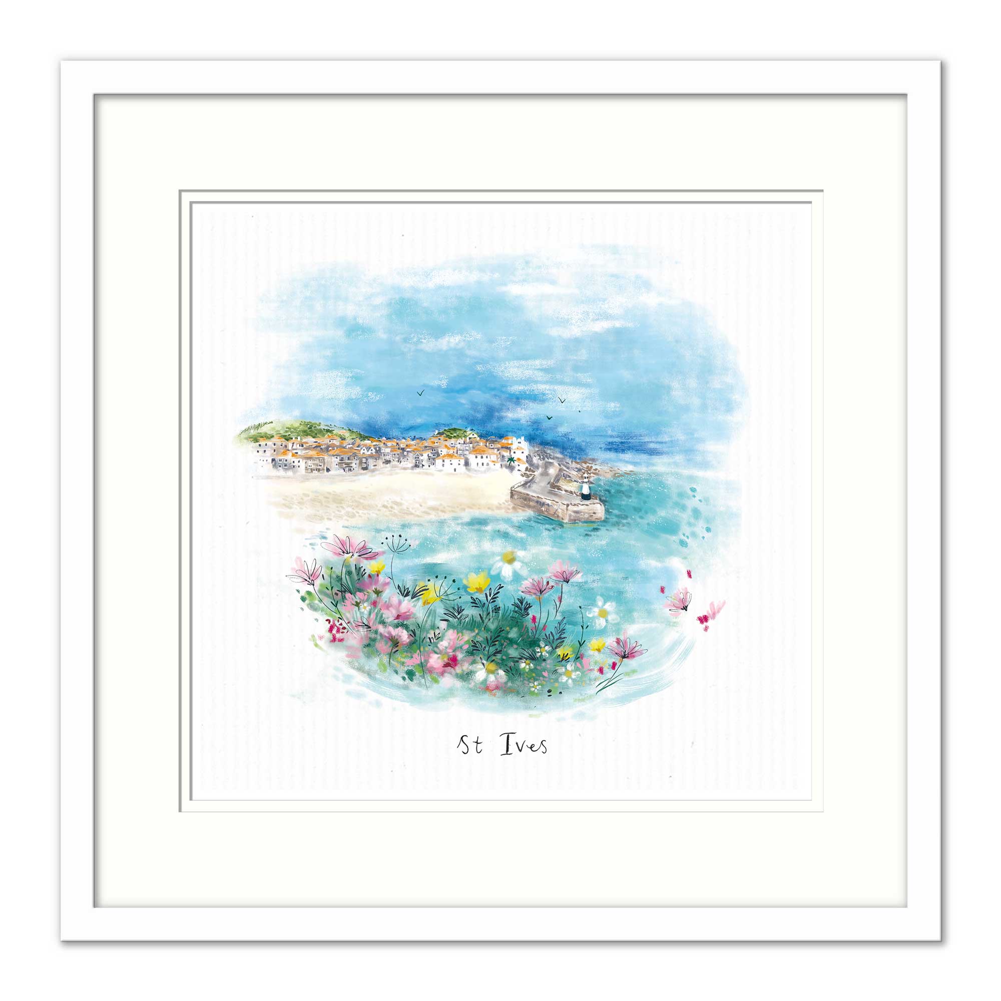 St Ives Dream View Small Framed Print