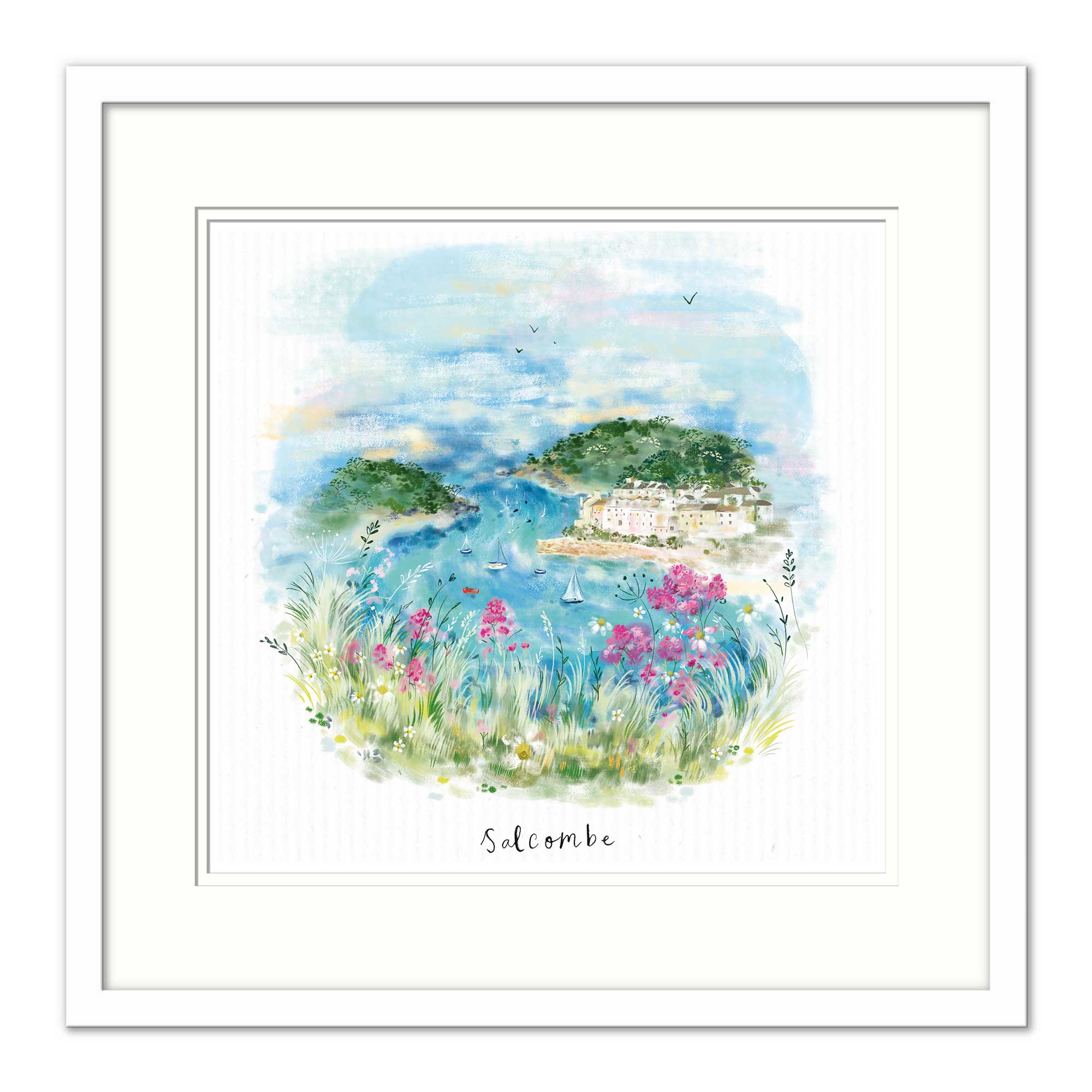 Salcombe Dream View Small Framed Print