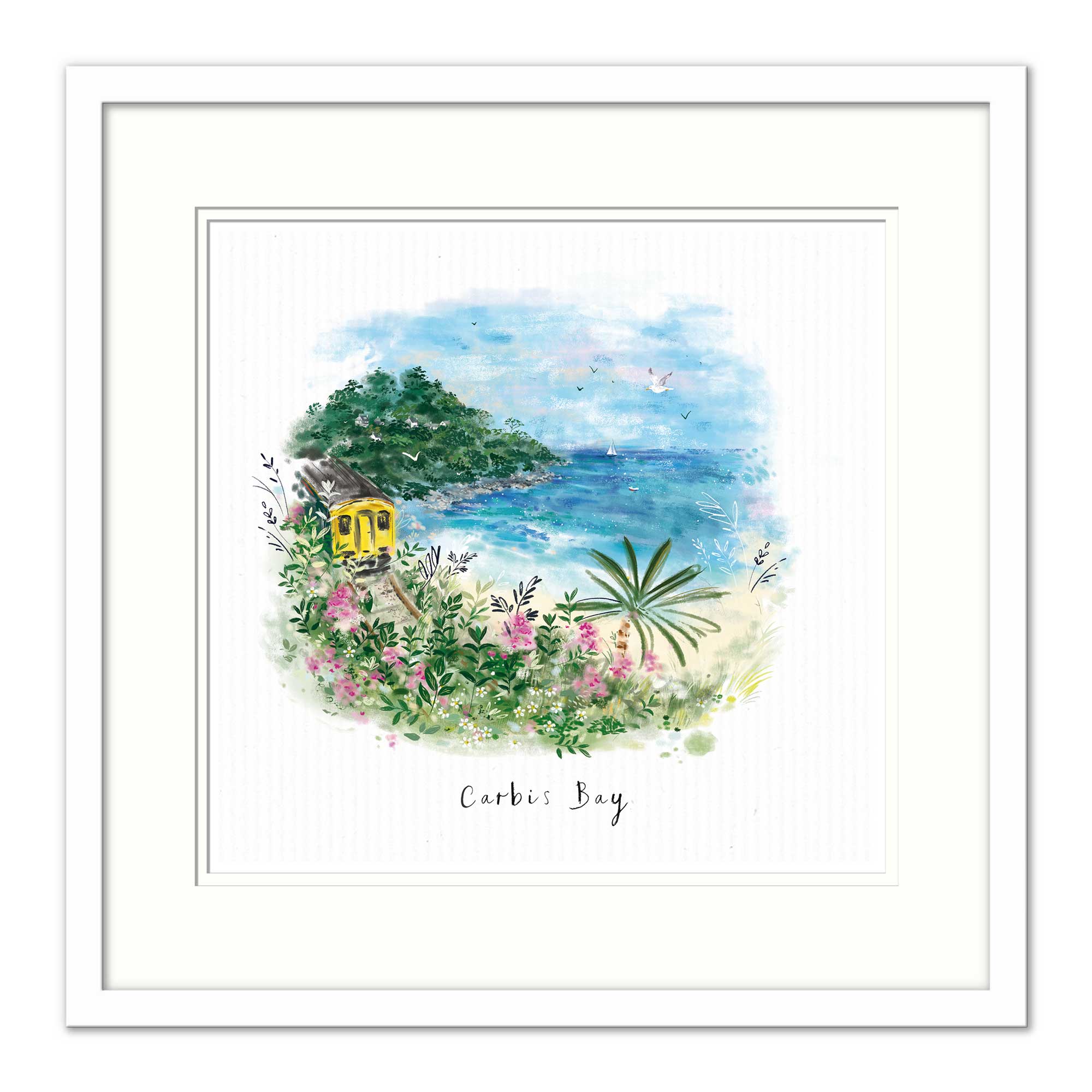 Carbis Bay Dream View Small Framed Print