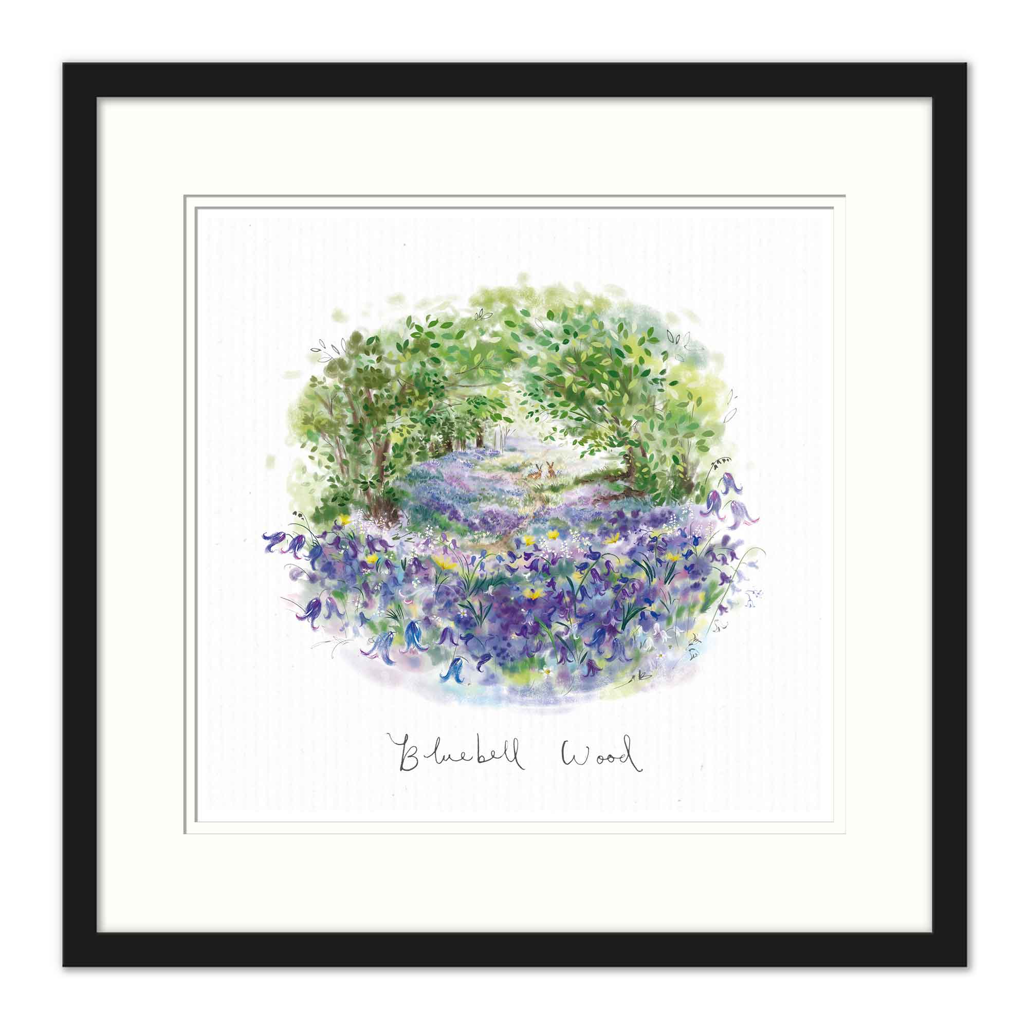 Bluebell Wood Dream View Sml Framed Print