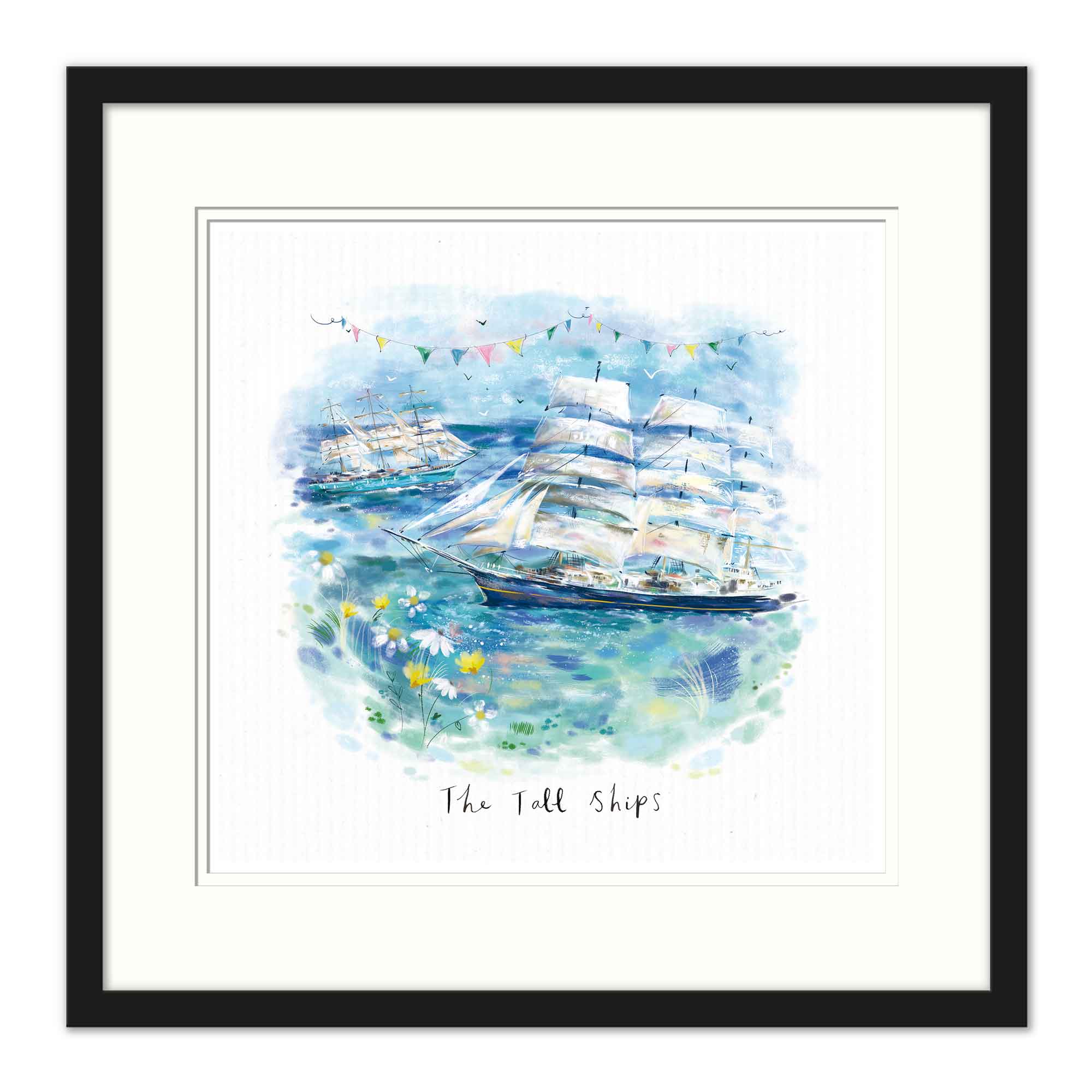 The Tall Ships Small Framed Print