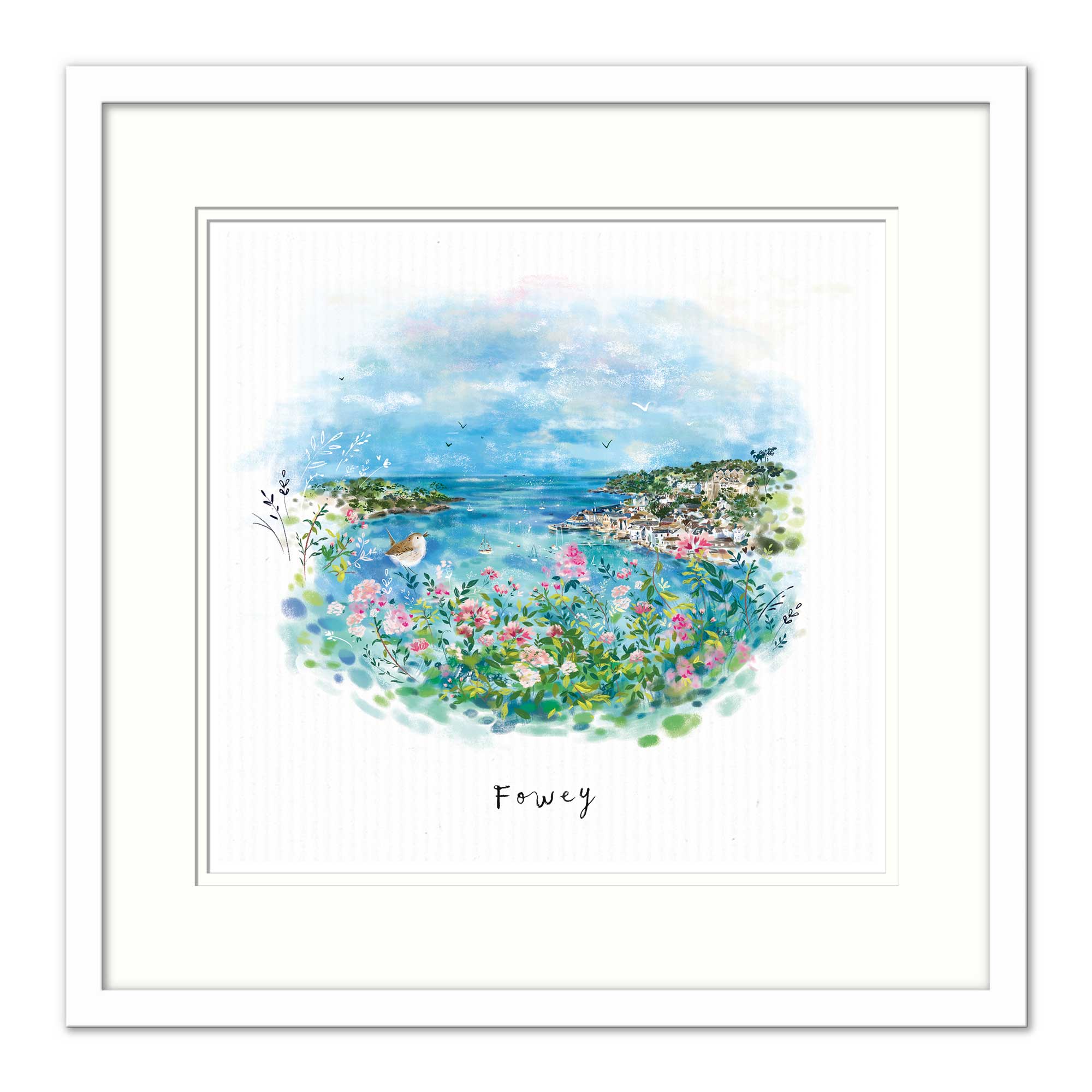 Fowey Dream View Small Framed Print