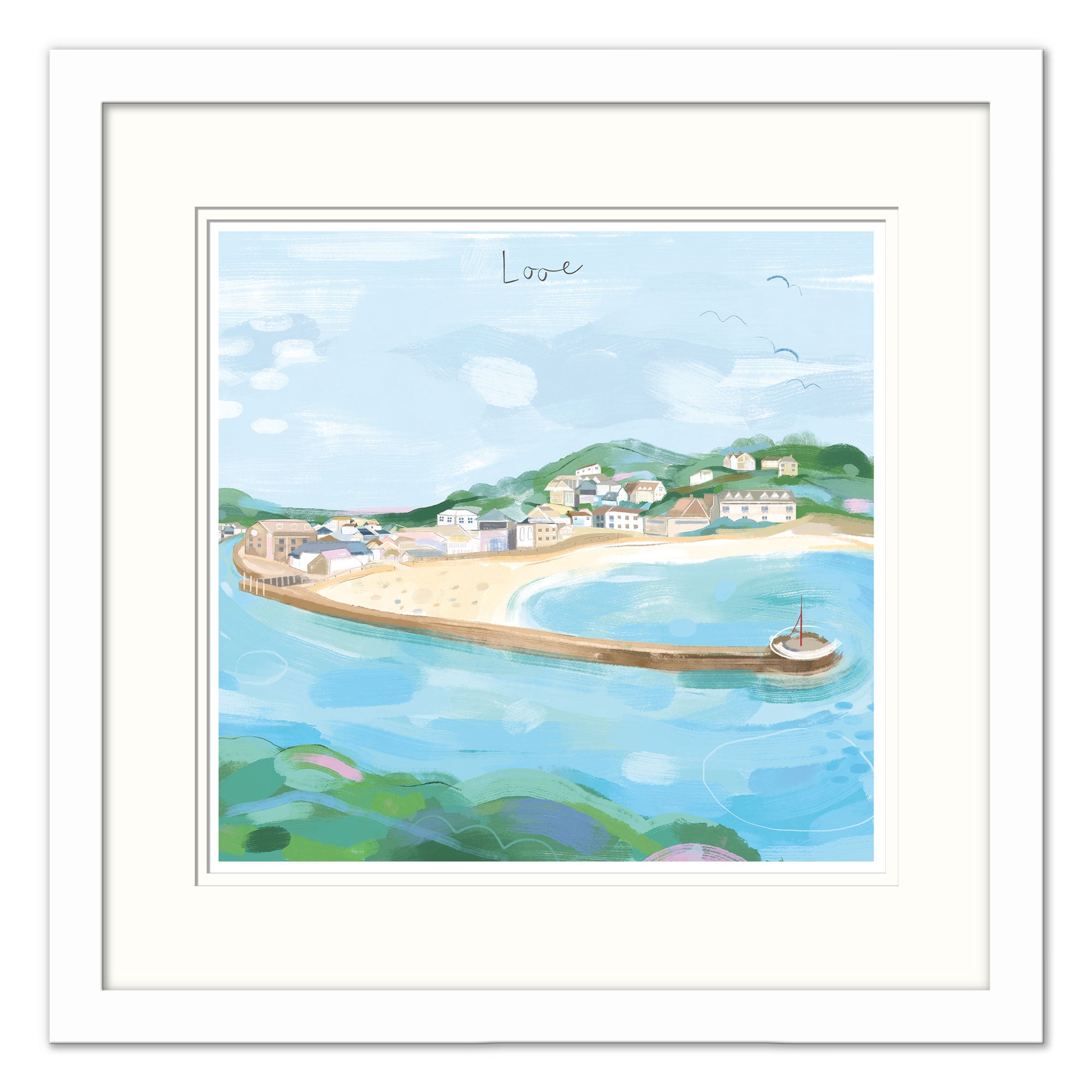 Looe Small Framed Print