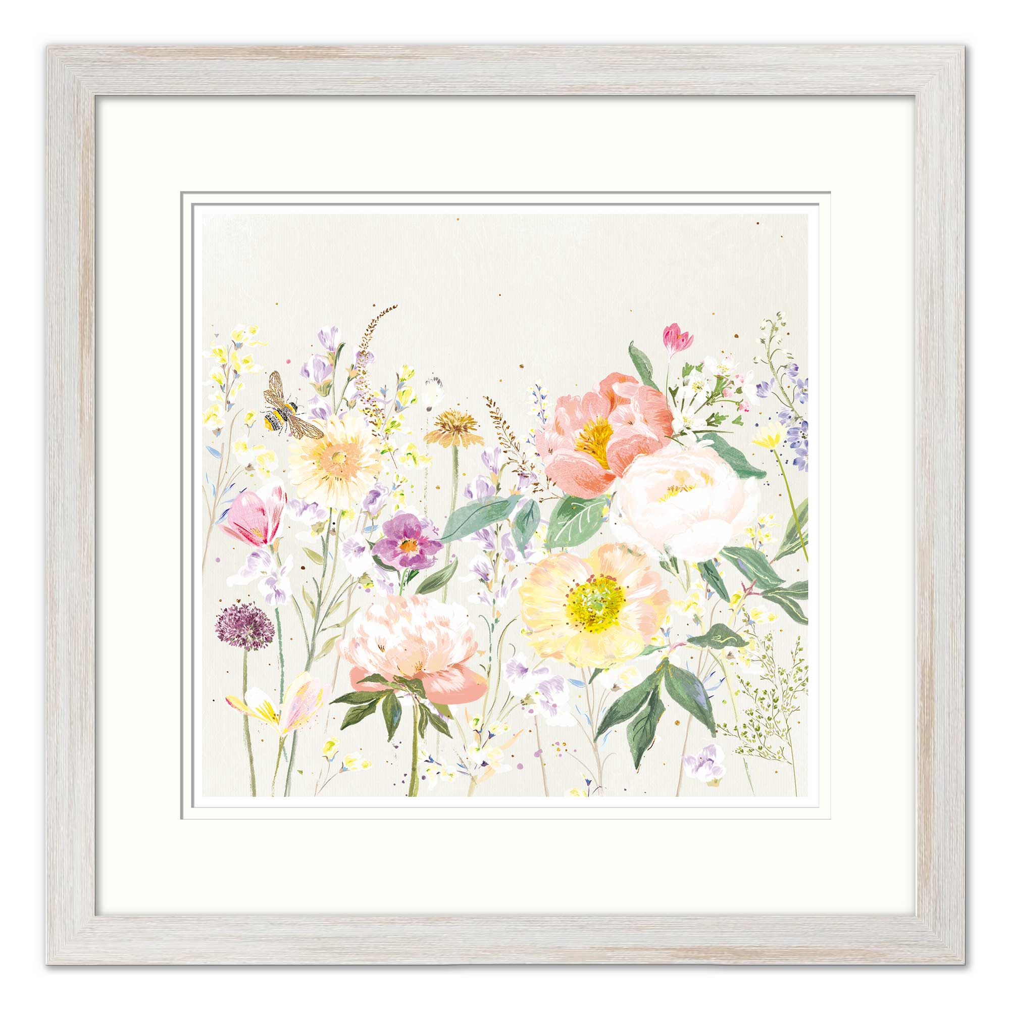 Floral Bouquet Small Framed Print