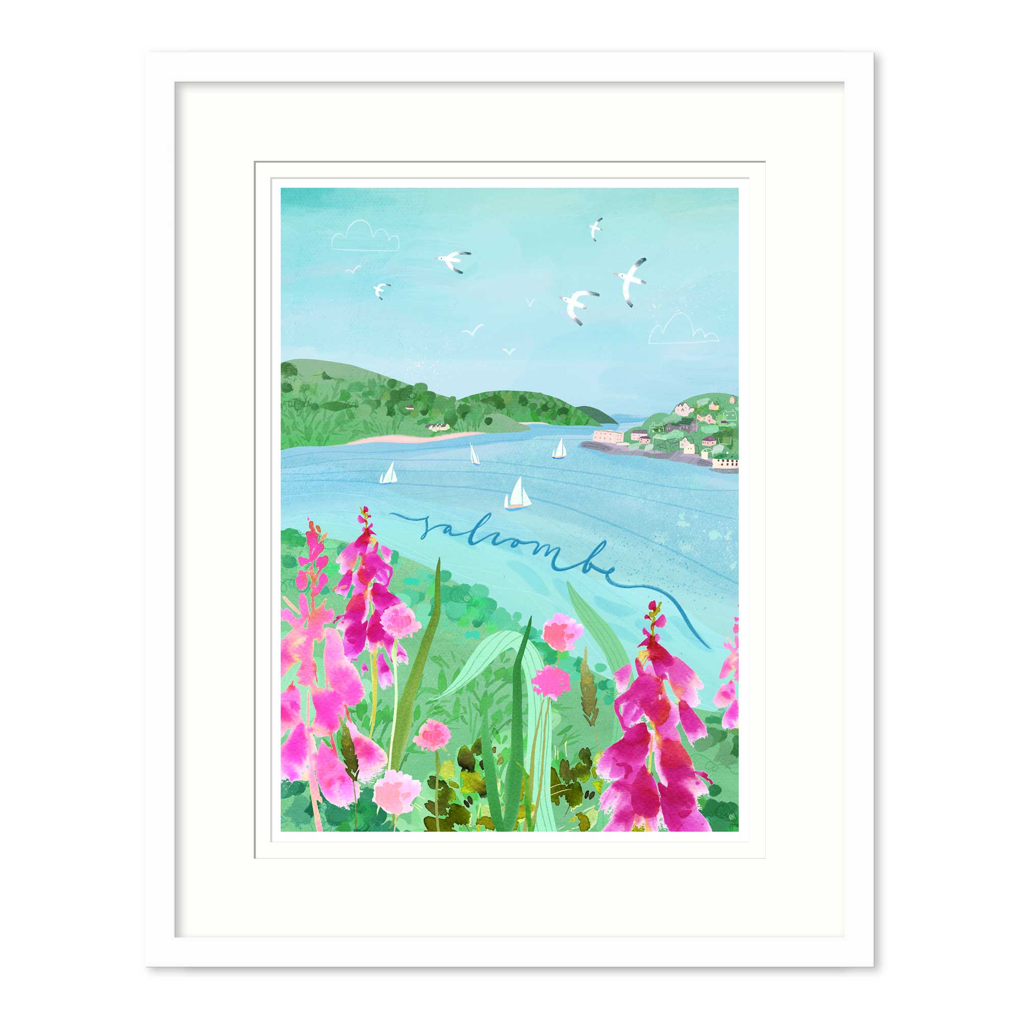 Salcombe Med Framed Print