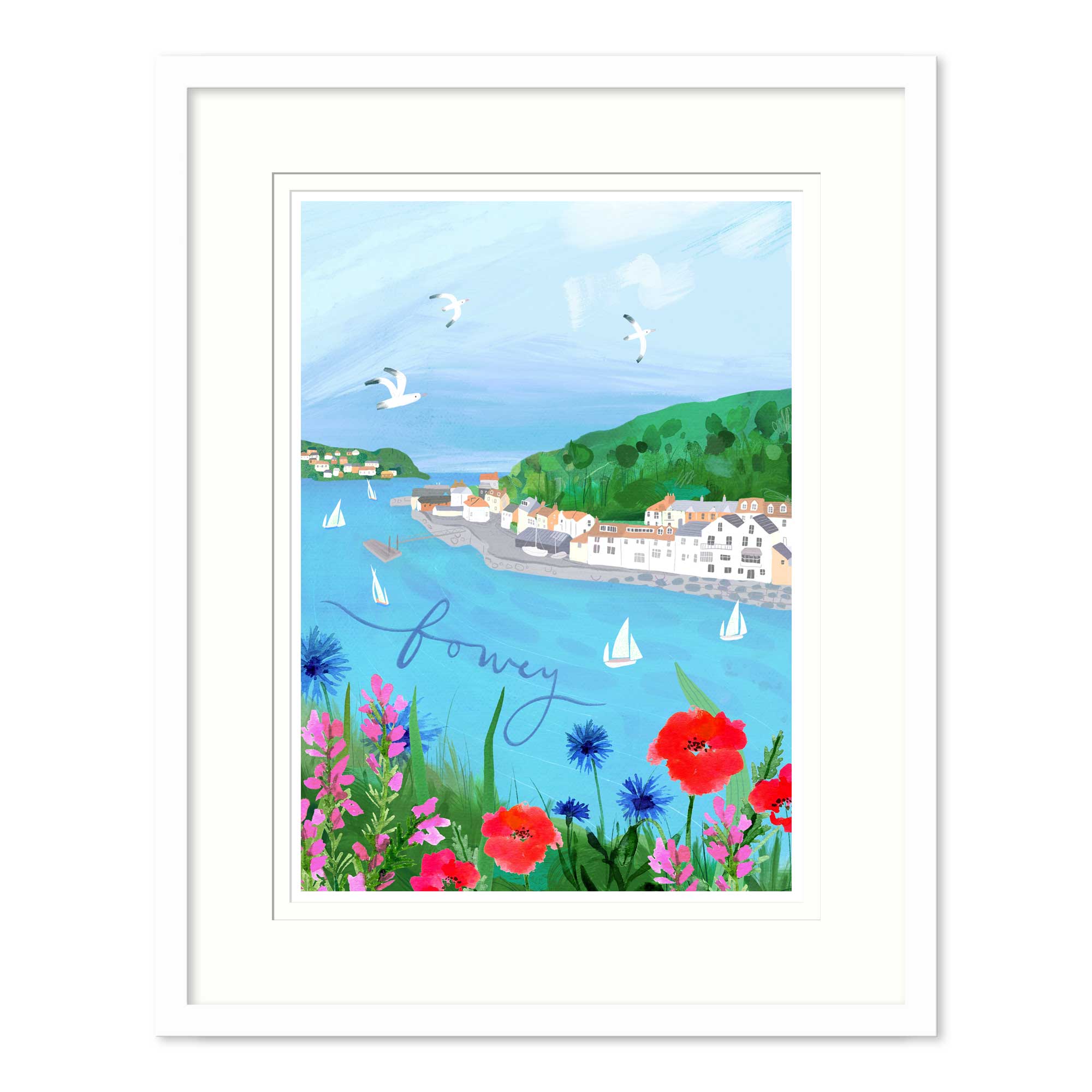 Fowey Med Framed Print