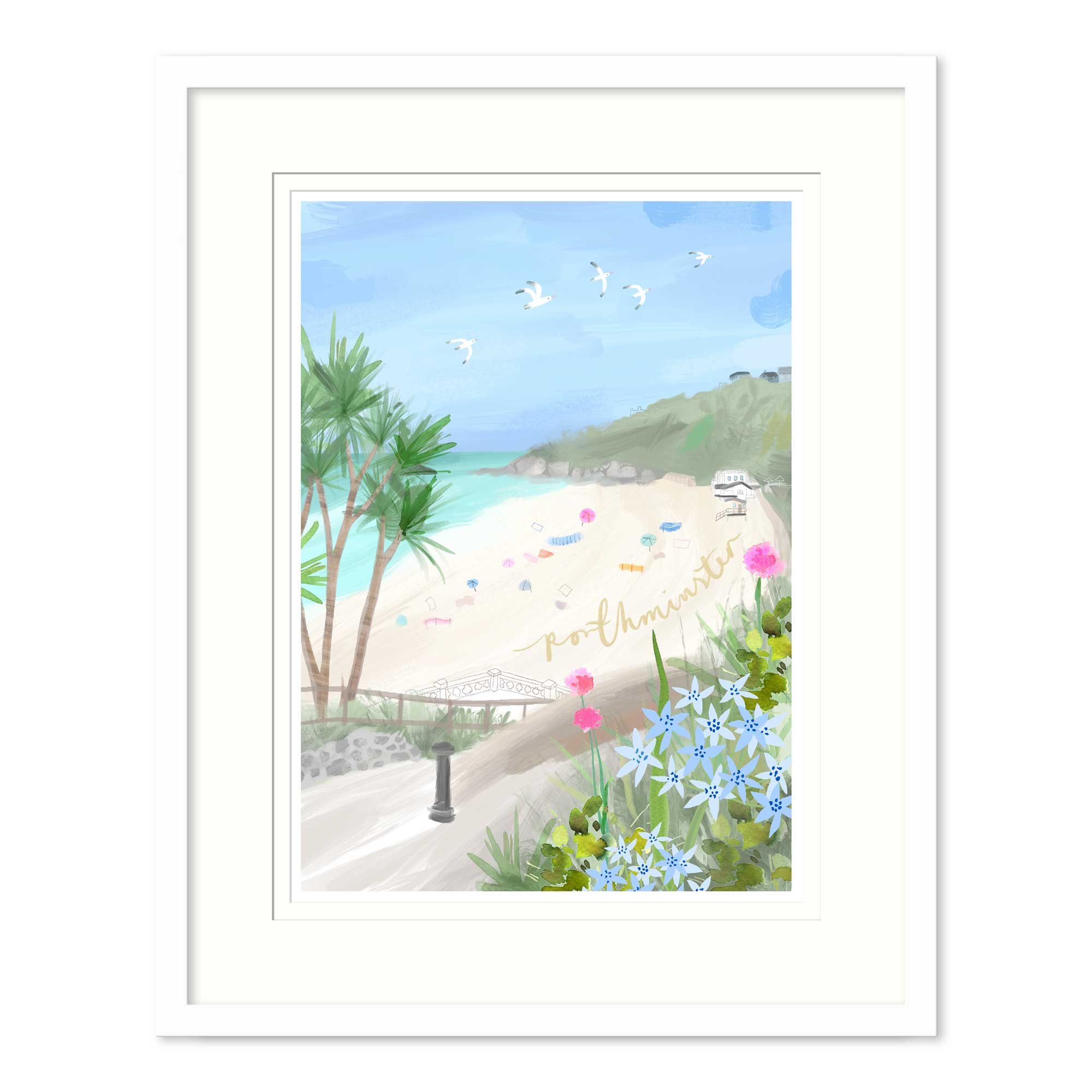 Porthminster Med Framed Print