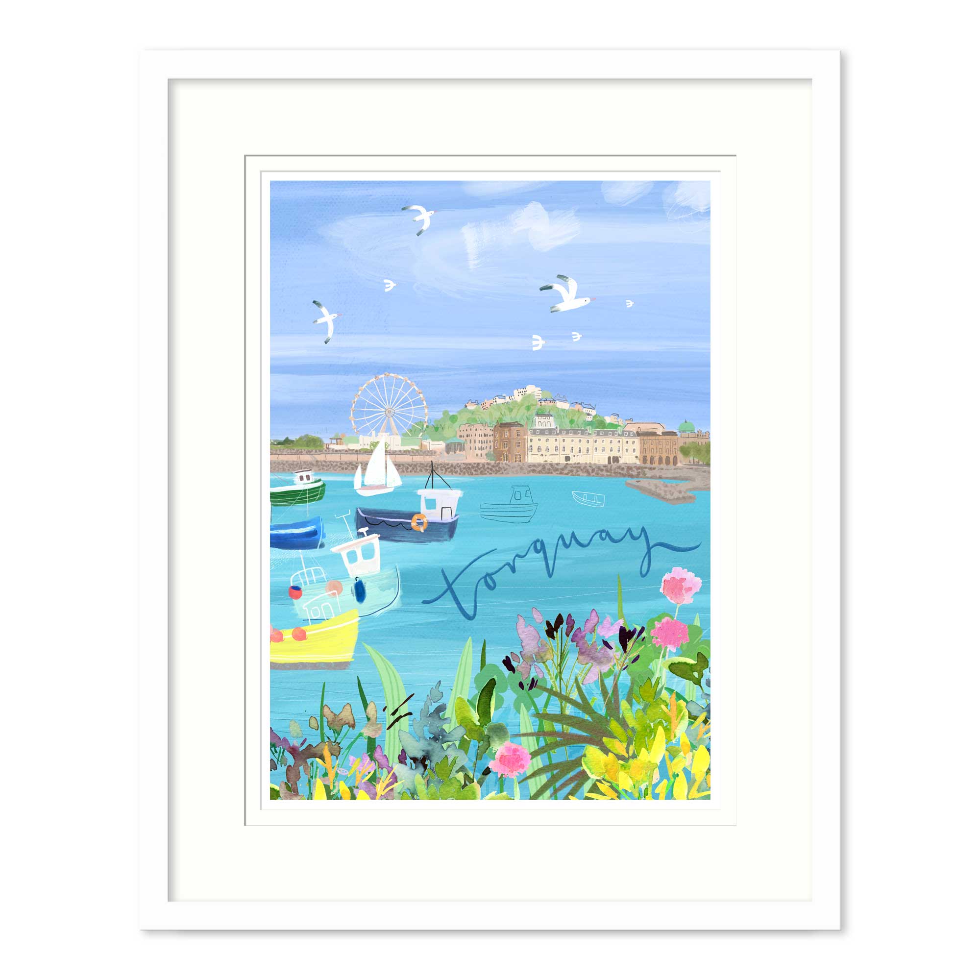 Torquay Med Framed Print