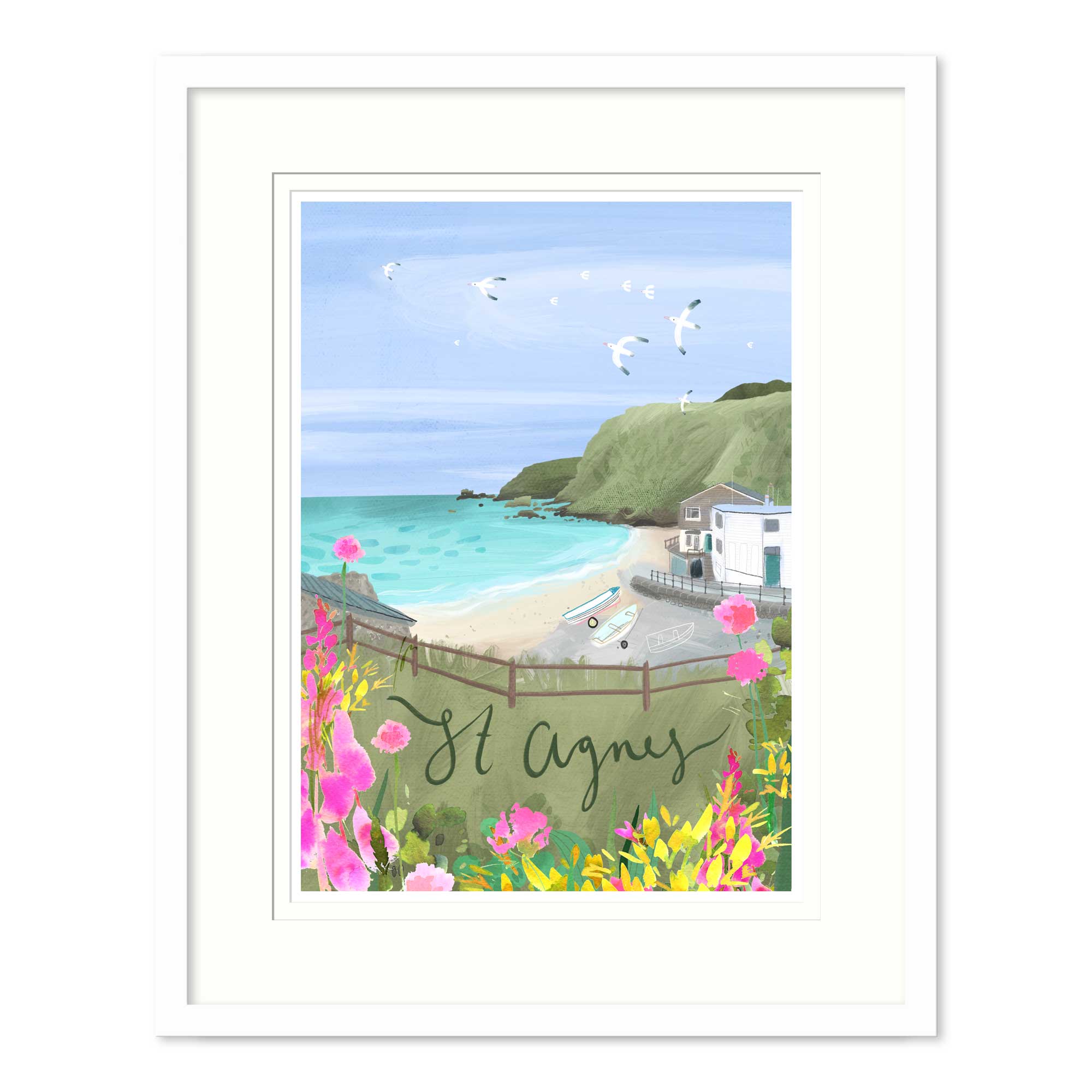 St Agnes Med Framed Print