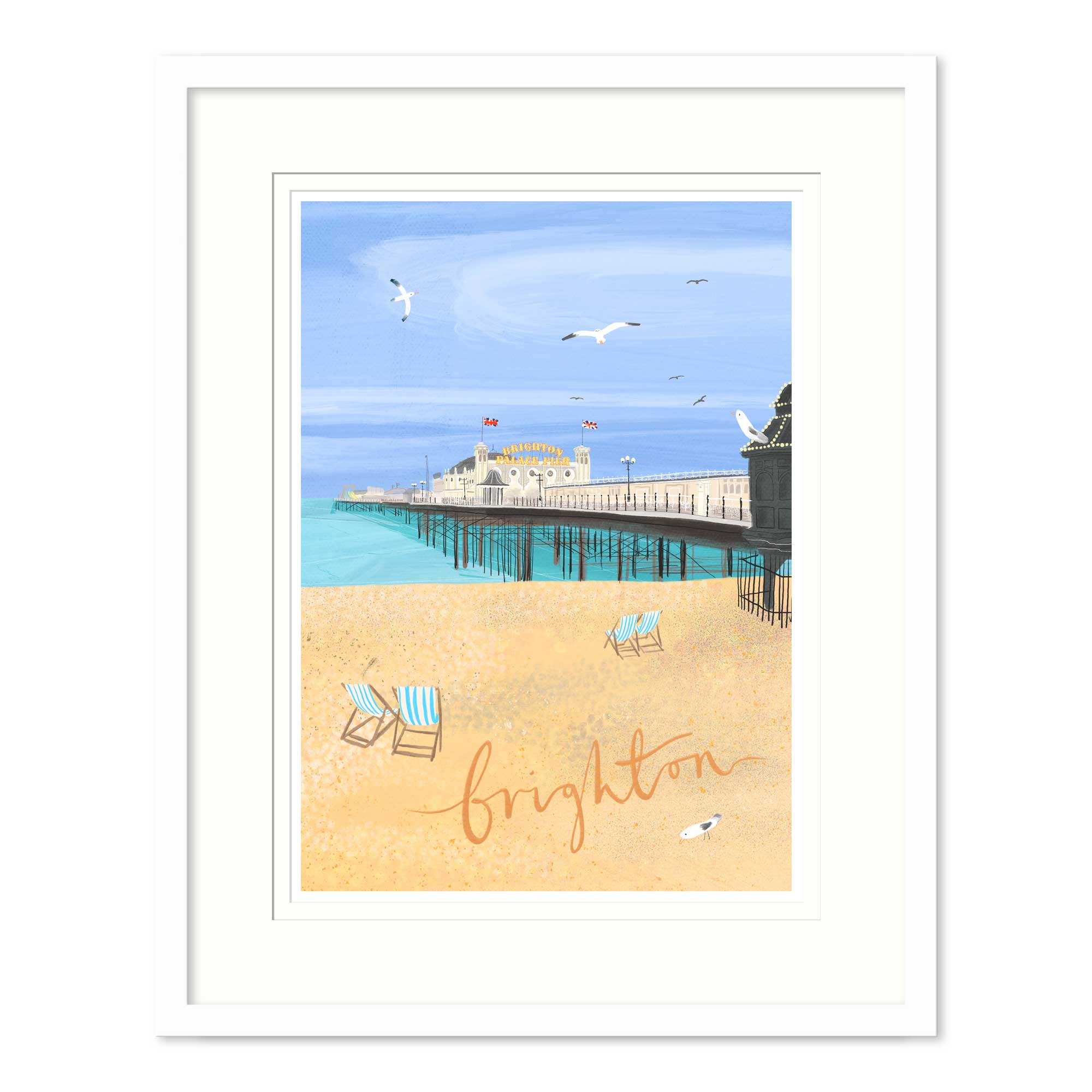 Brighton Med Framed Print