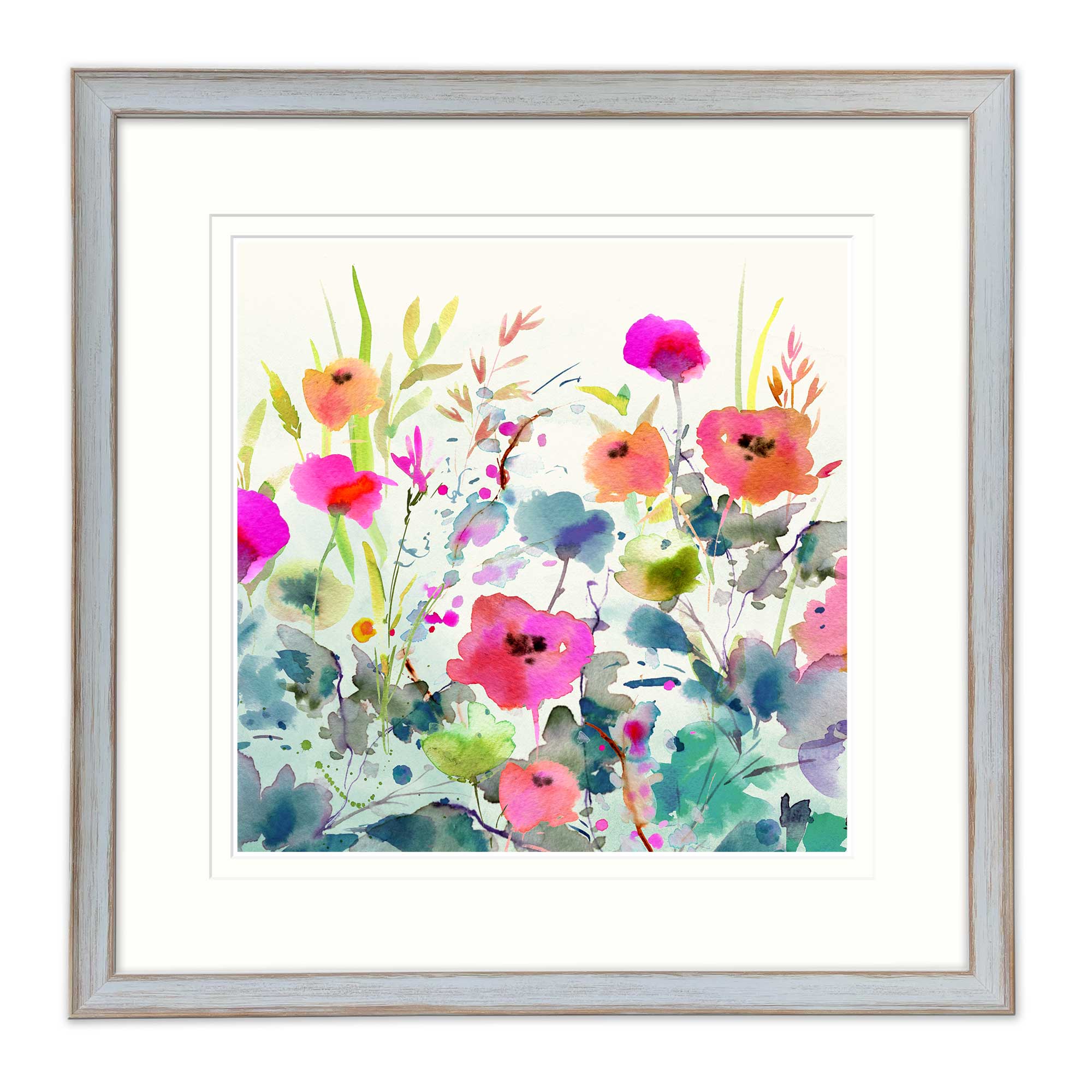 Poppy & Thyme Large Framed Print