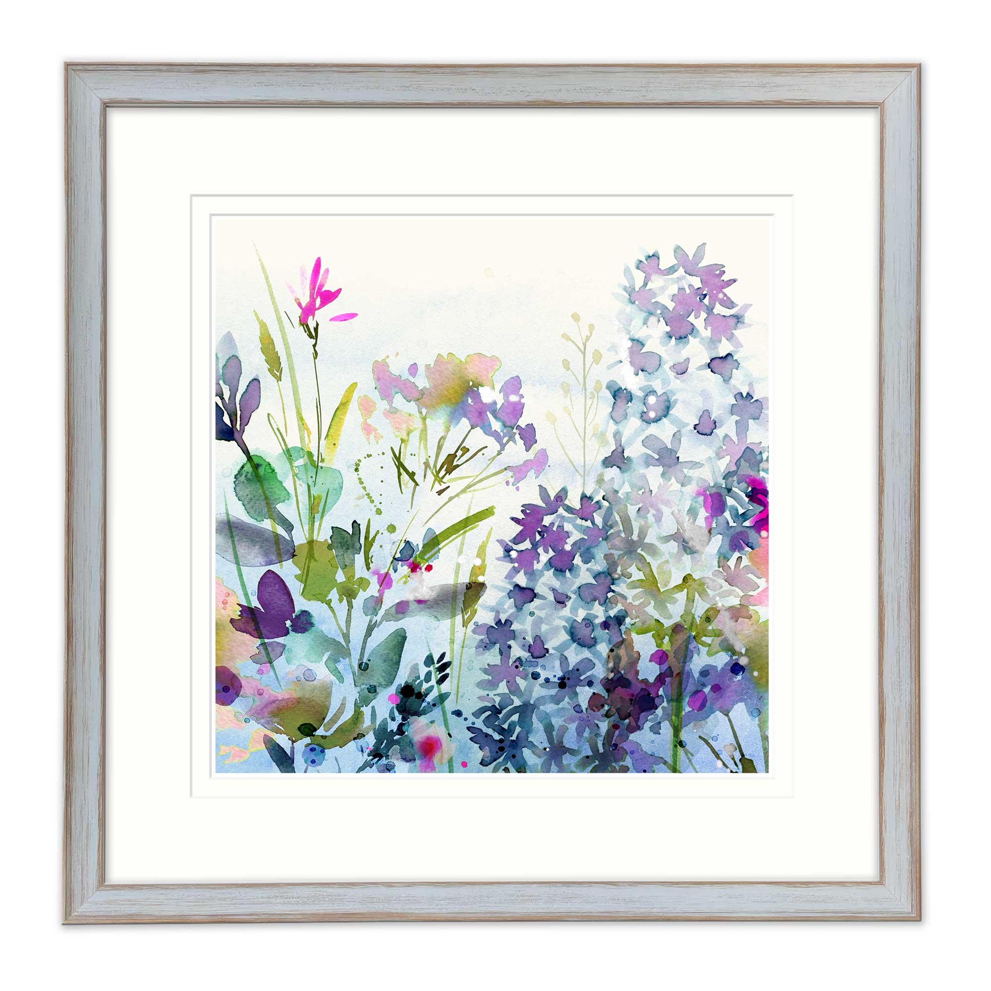 Beautiful In Blue Large Framed Print