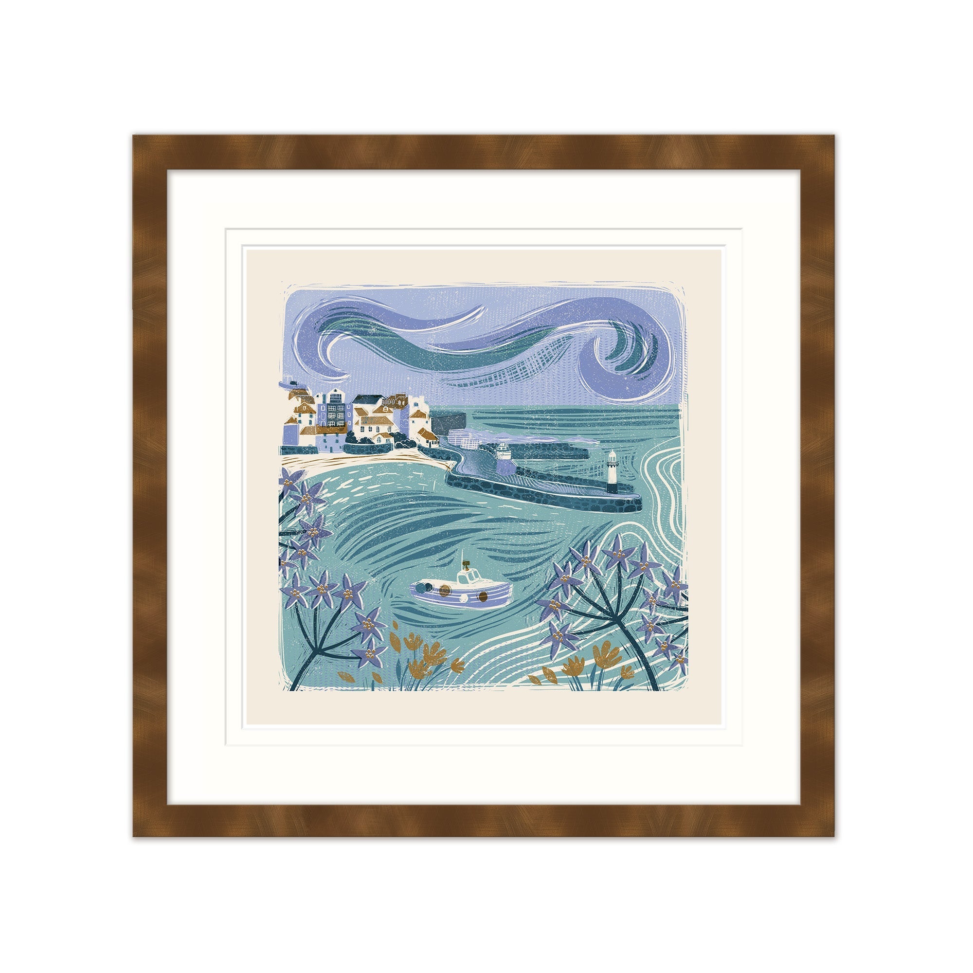 St Ives Summer Framed Print