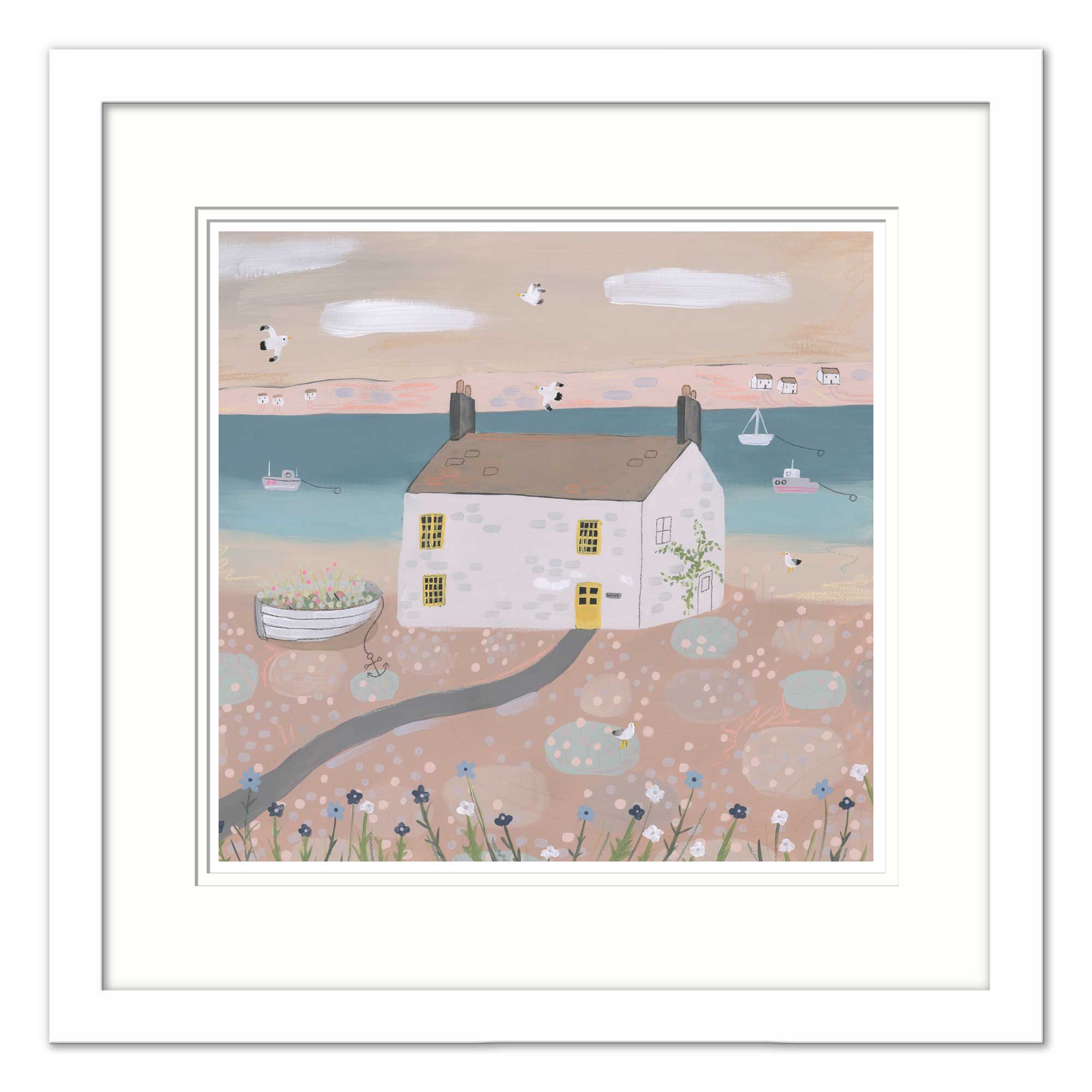 White House Med Framed Print