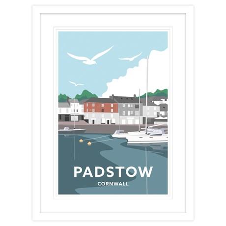 Padstow South Quay Small Framed Print