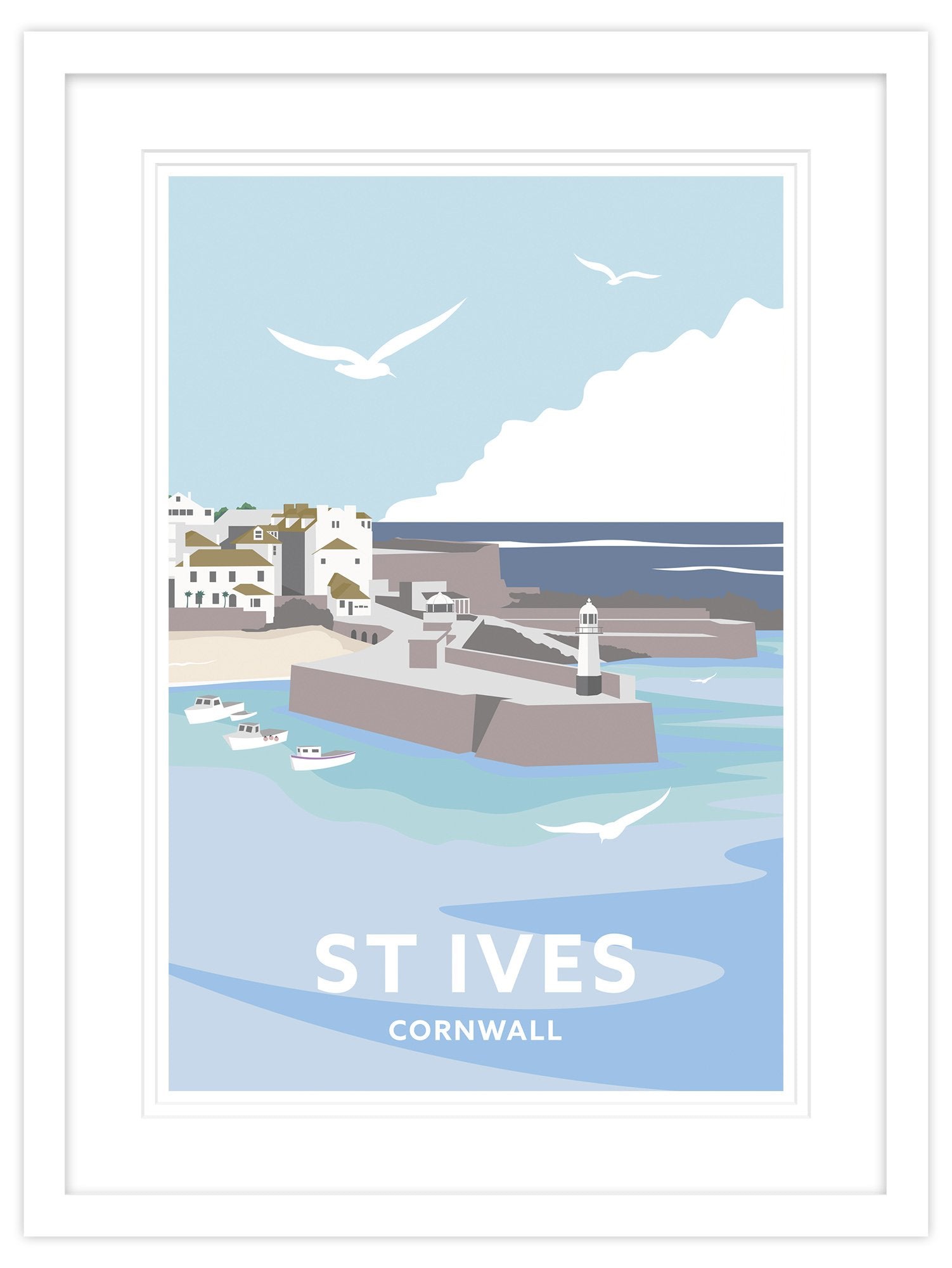 St Ives Cornwall Small Framed Print