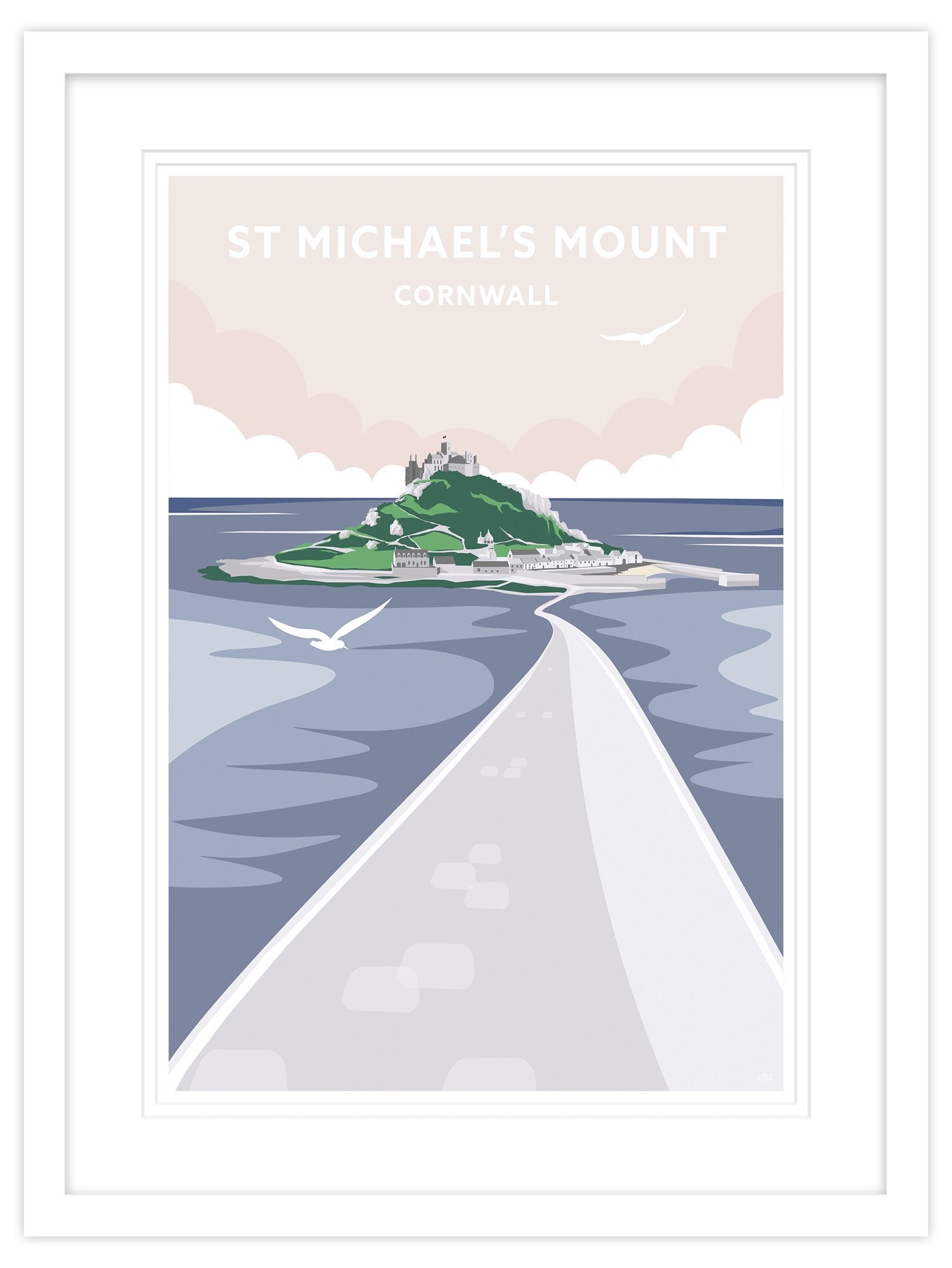 St Michael’s Mount Small Framed Print